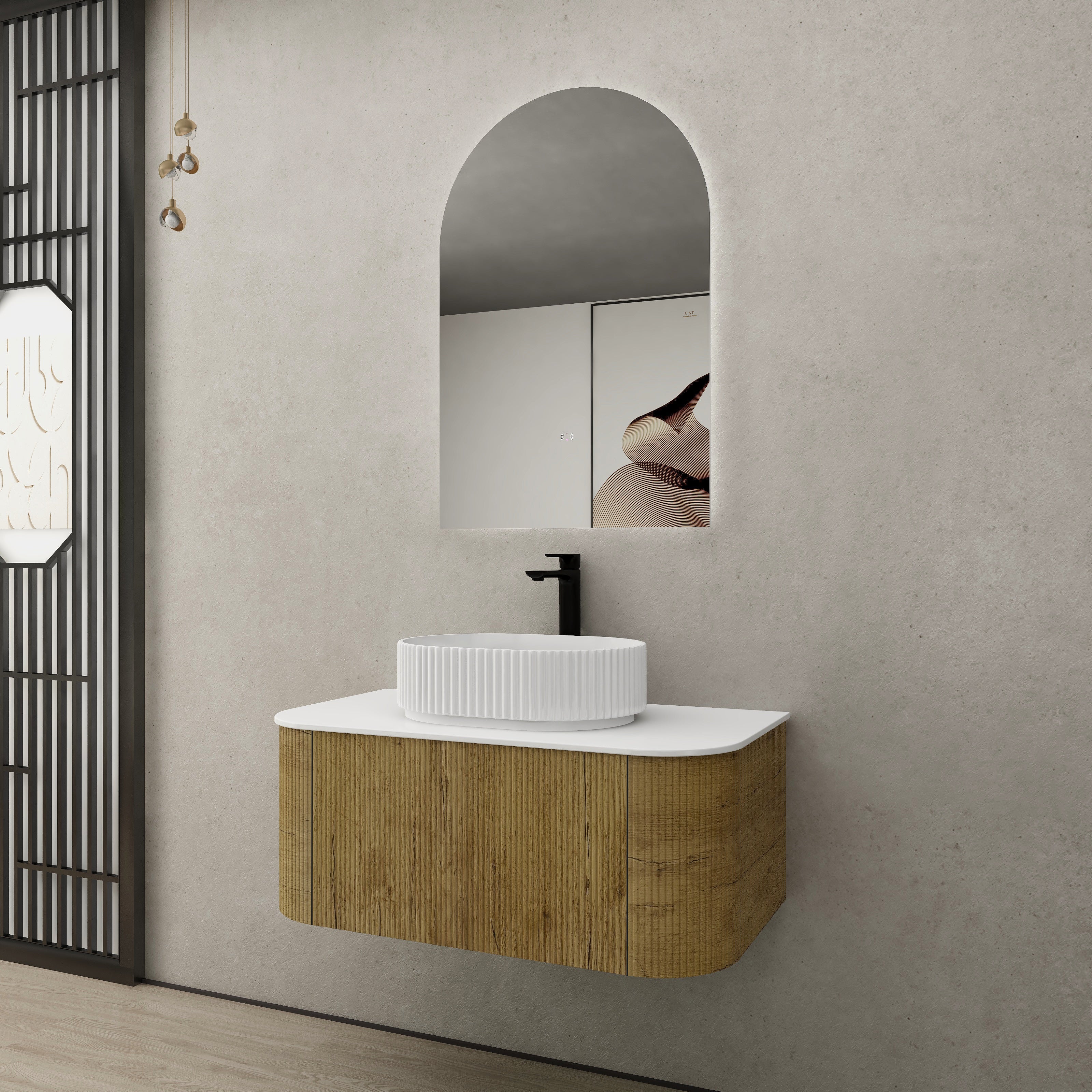Bronte Standard Wall-Mounted Vanity 738*493*347 / 890*493*347mm