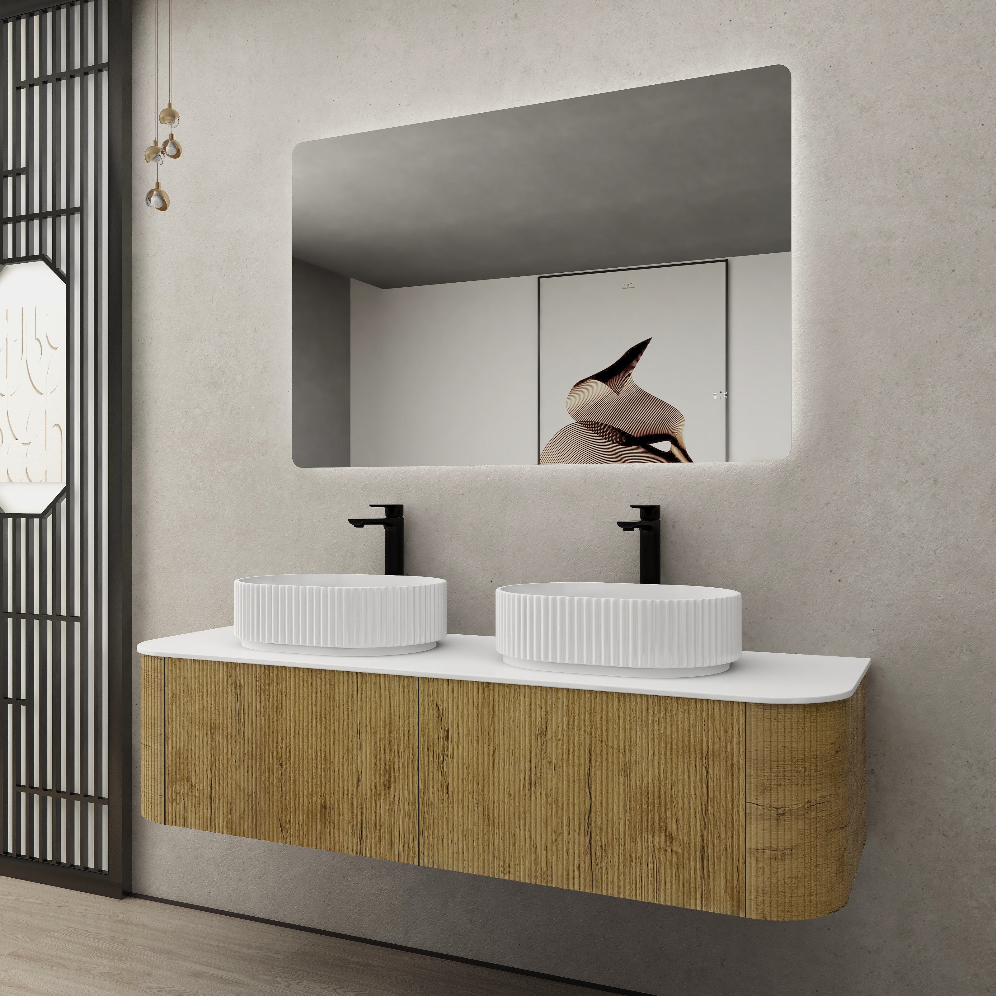 Bronte Standard Wall-Mounted Vanity 1184*493*347/1488*493*347mm