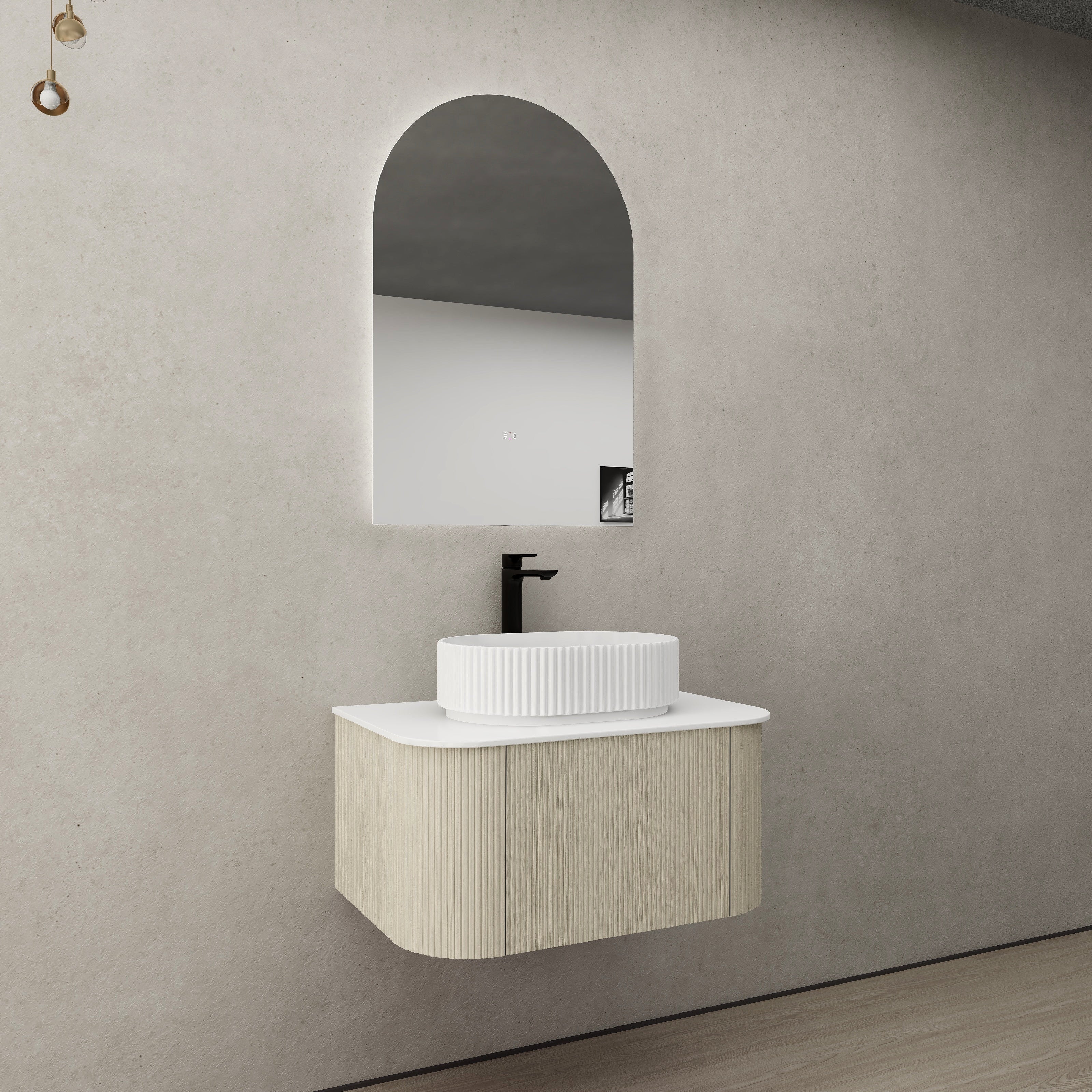 Bronte Standard Wall-Mounted Vanity 738*493*347 / 890*493*347mm