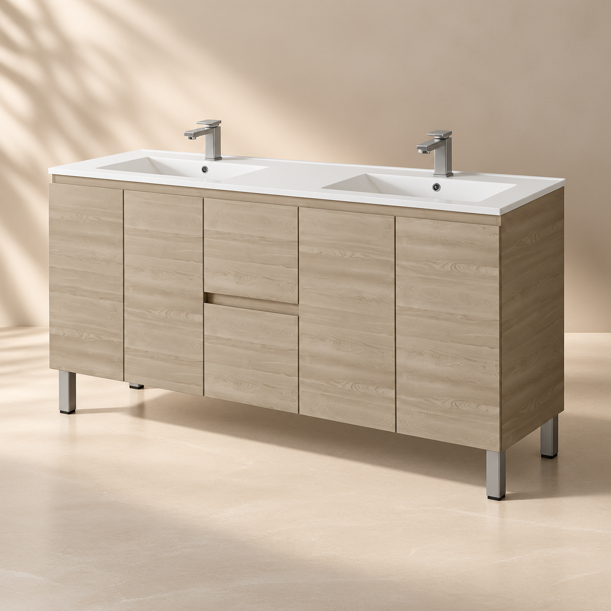Bathroom Nordic Freestanding Vanity with Legs 1800*460*860mm (Luxern)