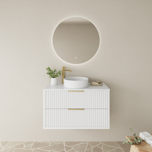 CETO Rome Wall Hung PVC Cabinet with Soft closing drawers 600/750/900/1200SD/1500SD
