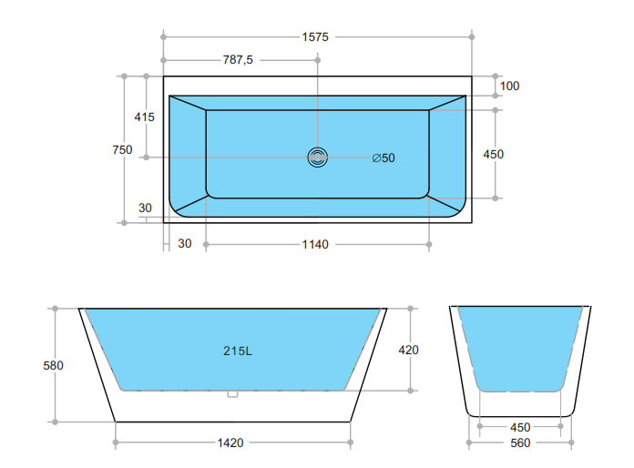 Avis BTW Bath 1575/1700mm