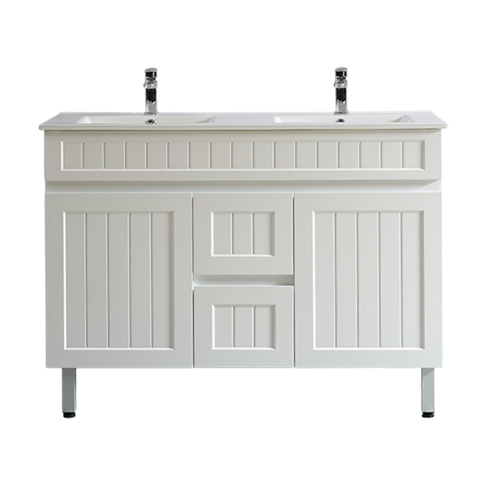 CETO Acacia Floor Vanity PVC Cabinet With Leg 600/750/900 AC124DL/AC154L/AC154DL-MW-MW/-MB