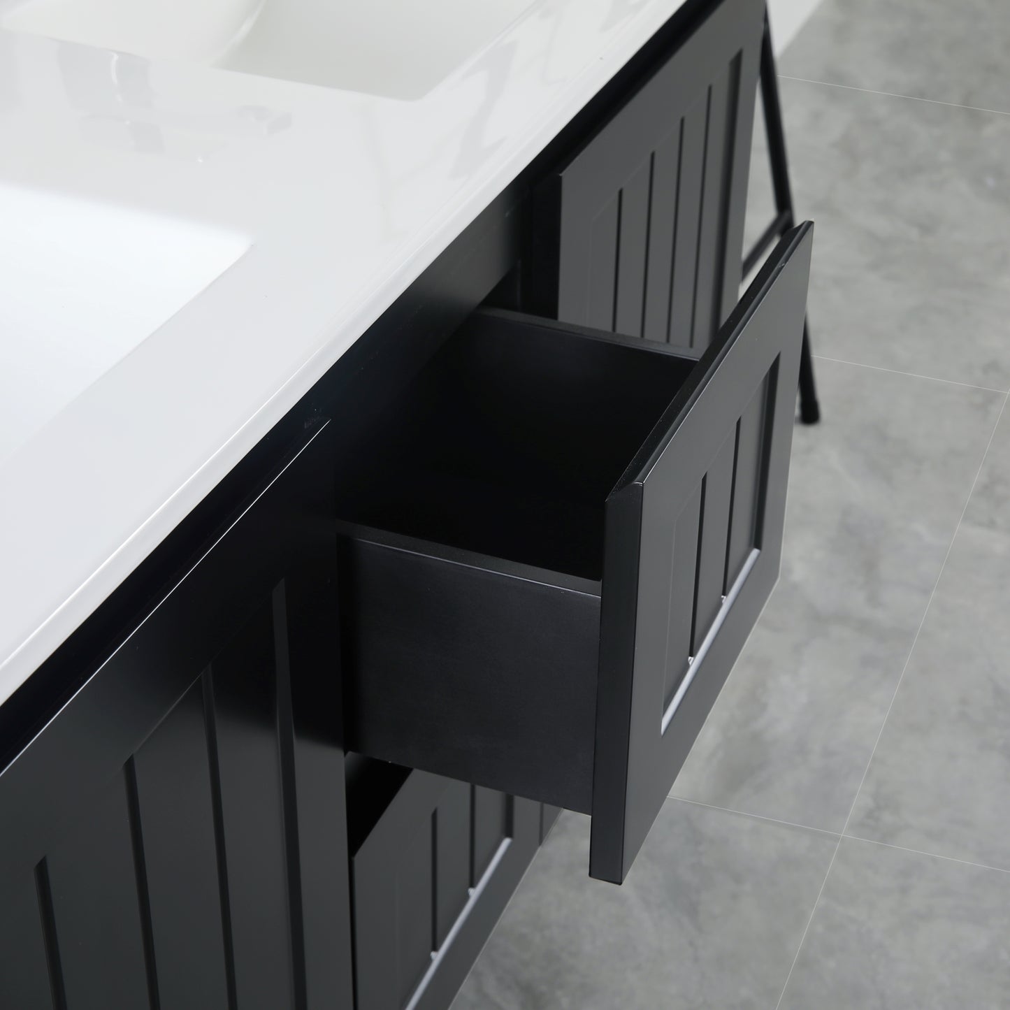 CETO Acacia Wall Hung PVC Cabinet With Soft closing doors 1200/1500 AC124W/AC124DW/AC154W-MW/-MB