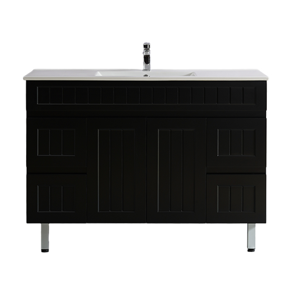 Ceto ACACIA 1200mm*460mm*860mm free standing Matte Black vanity