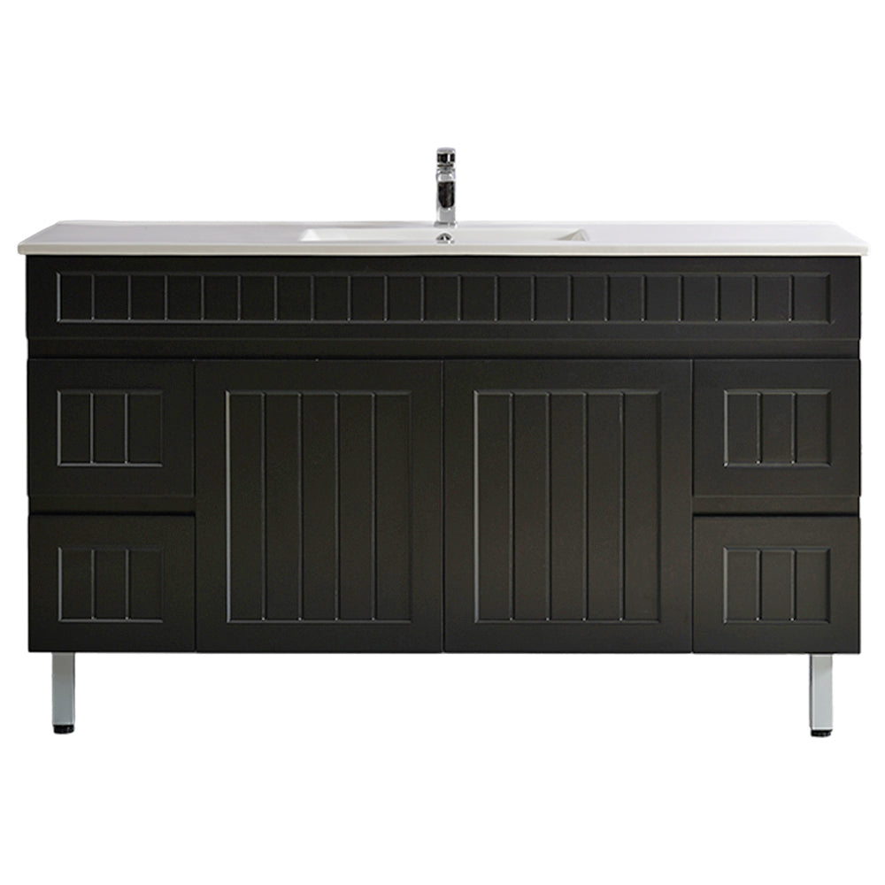 Ceto ACACIA 1500mm*460mm*860mm Free Standing Matte Black vanity