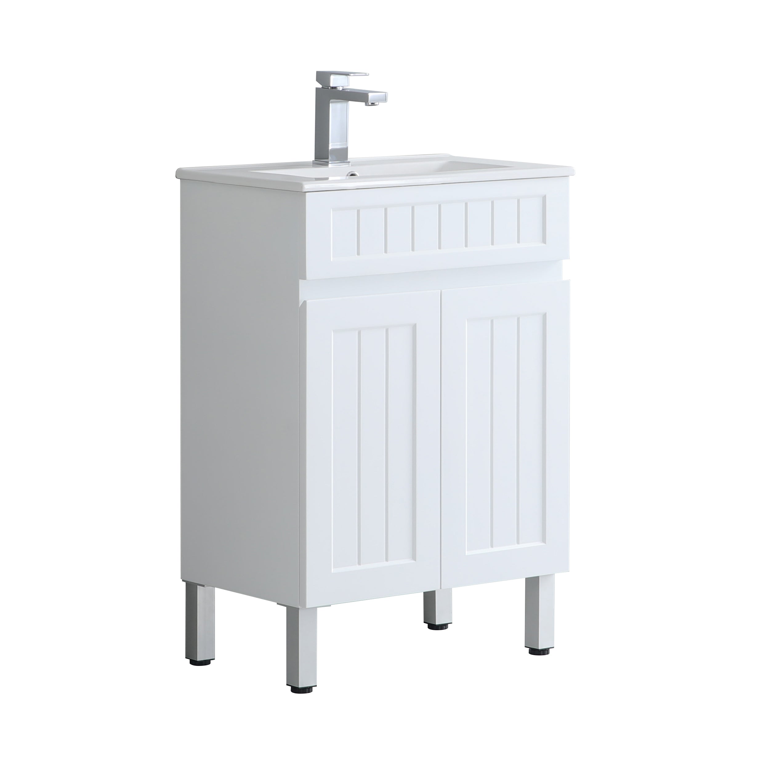 Haven Wood Vanity SLIM Cabinet With Leg 590/730/890mm