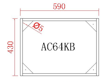 CETO Acacia Floor Vanity PVC Cabinet With Leg 600/750/900 AC64L/P64KB/AC74LL/P74KB/AC74RL/AC94LL/AC94RL/P94KB-MW/-MB