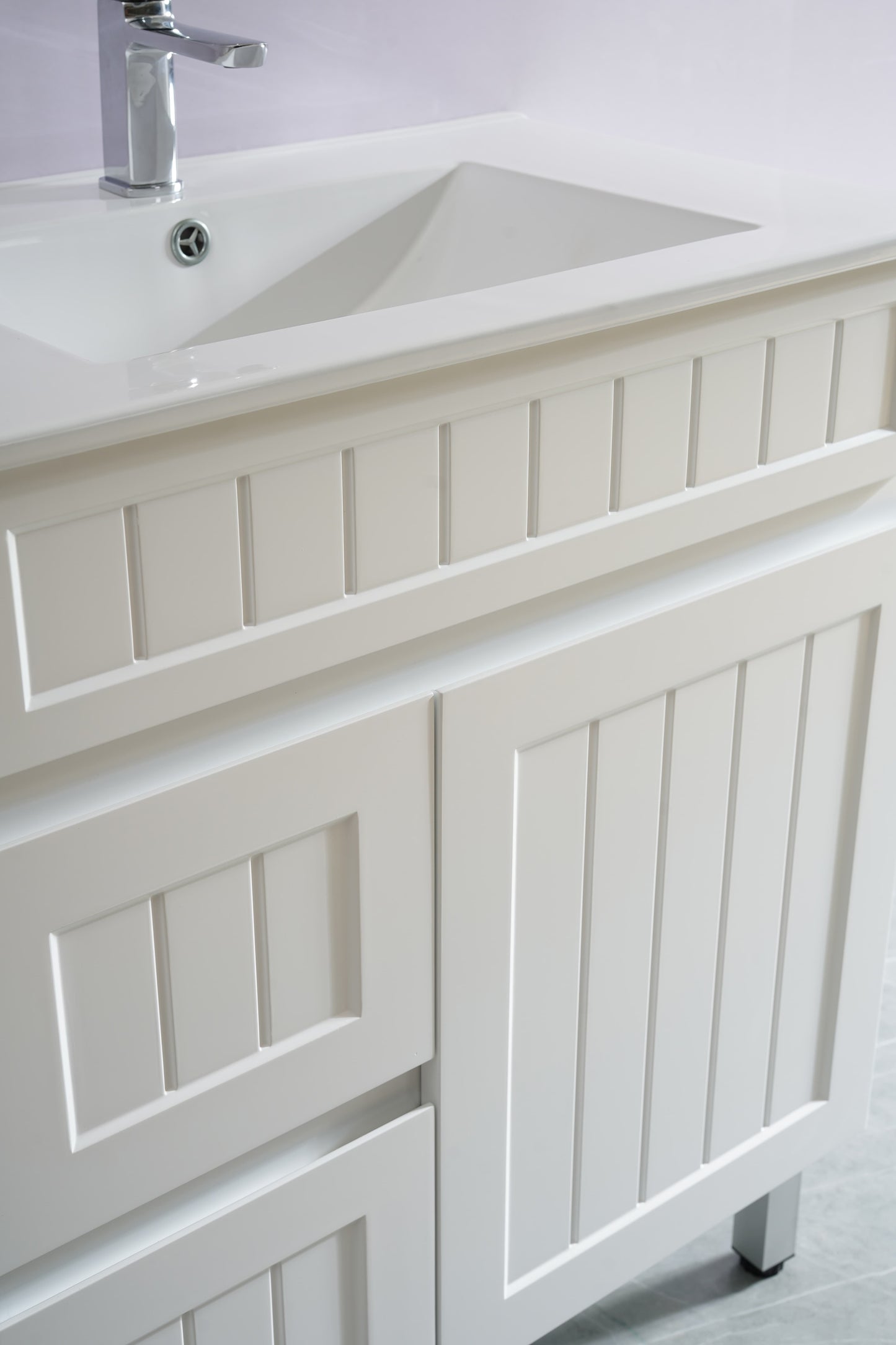 Ceto ACACIA 750mm*460mm*860mm free standing Matte White