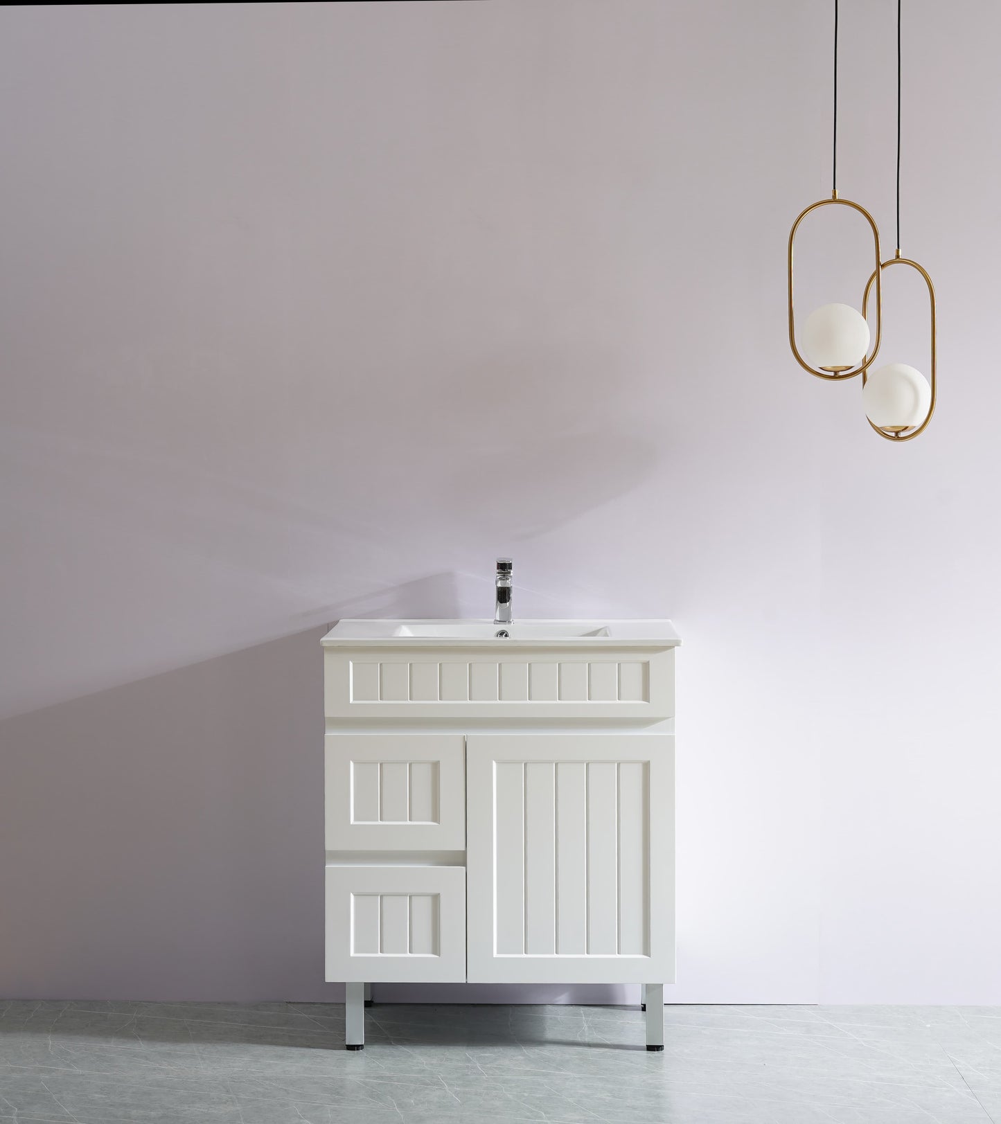 Ceto ACACIA 750mm*460mm*860mm free standing Matte White