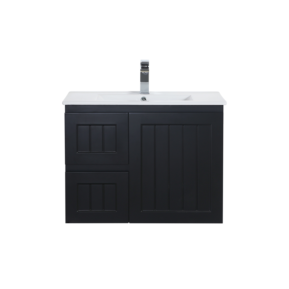 Acacia Wall-Mounted Vanity 750*450*560mm Matte Black