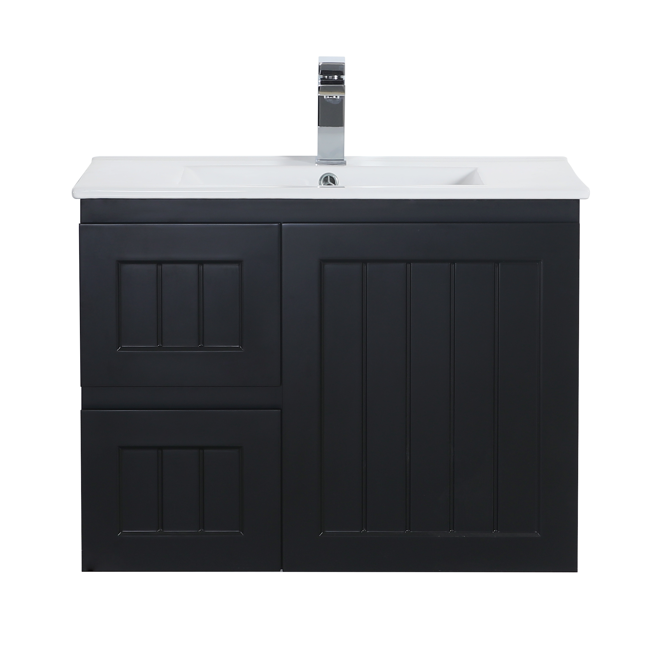 Haven Wood Wall-Mounted PVC Cabinet With Soft Closing Doors 590/740/890mm