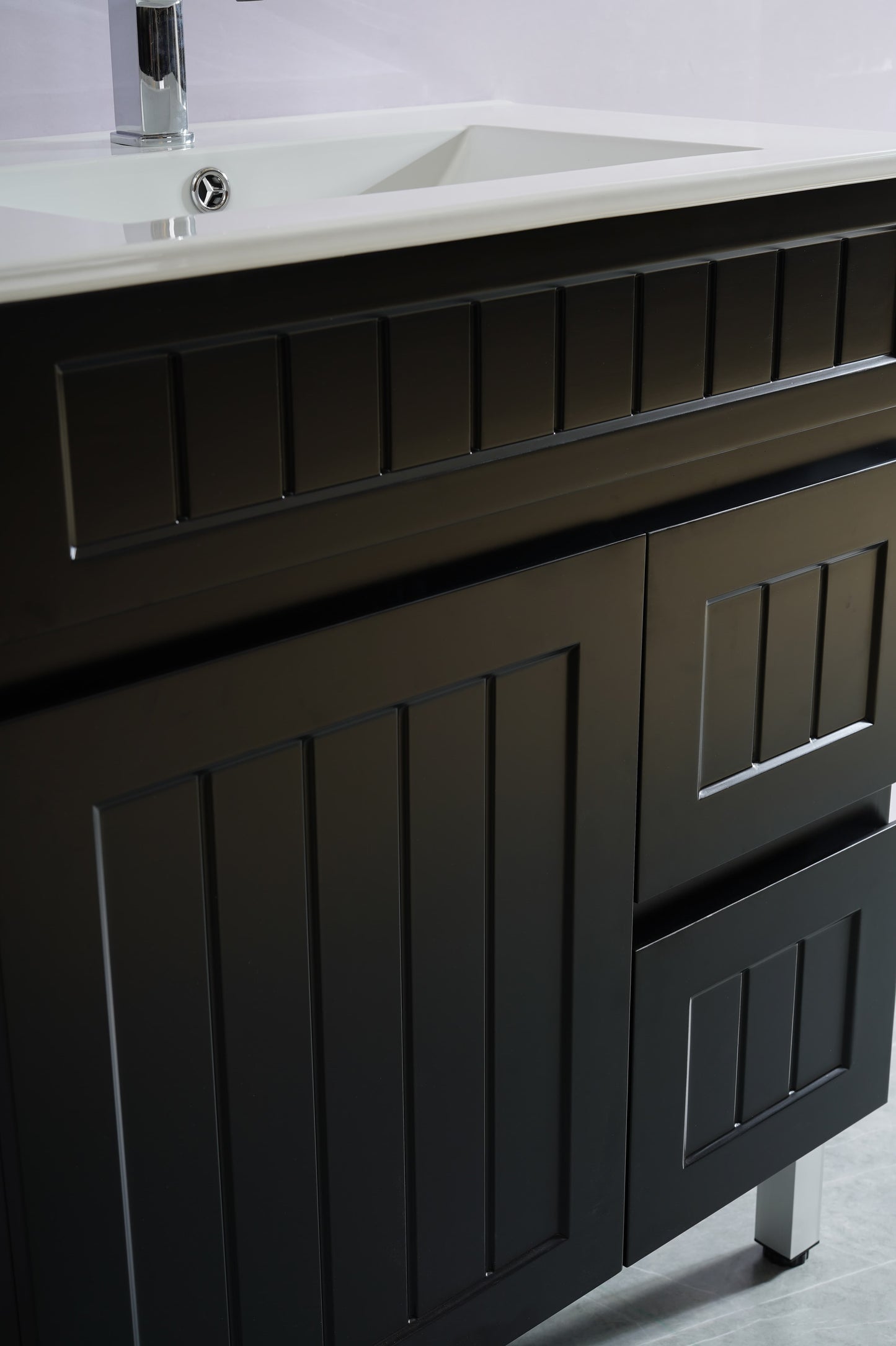 Ceto ACACIA 750mm*460mm*860mm Free standing Matte Black Right Drawers