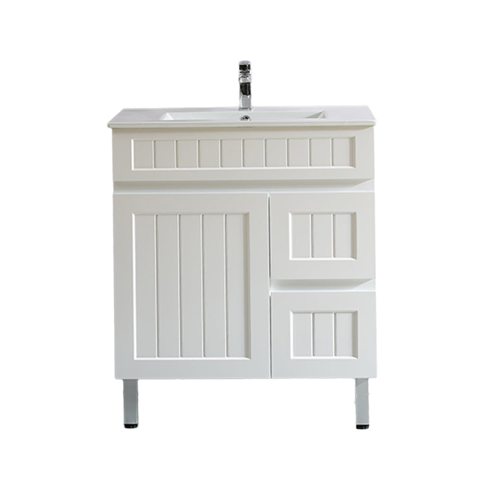 Ceto ACACIA 750mm*460mm*860mm Free standing Vanity Matte White