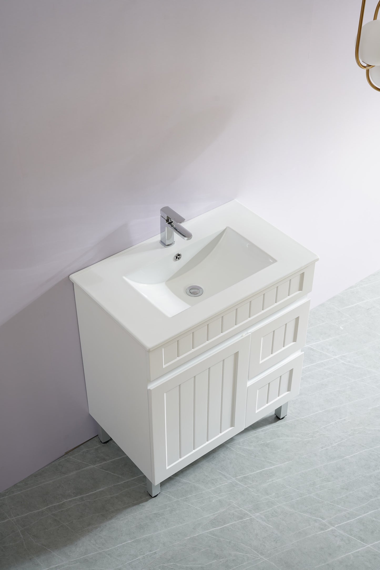 Ceto ACACIA 750mm*460mm*860mm Free standing Vanity Matte White
