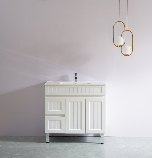 Ceto ACACIA 900*460*880mm floor standing vanity Matte white