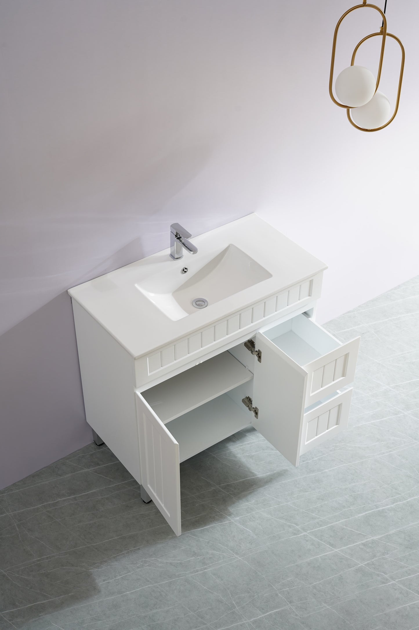 Ceto ACACIA 900*460*880mm Floor Standing vanity Matte white