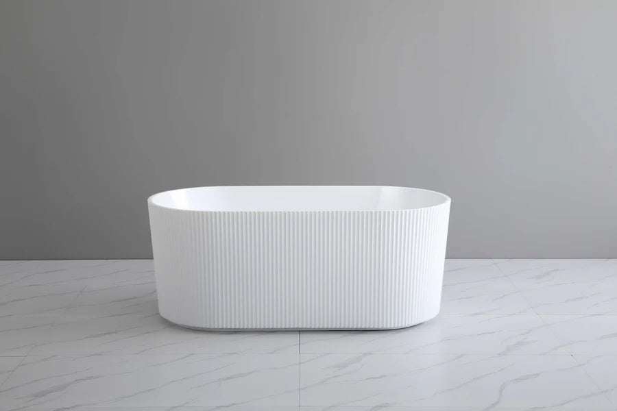 Ally Groove Freestanding Bathtubs 1700*850*580mm AGV1700GW/AGV1700MW/AGV1700MB