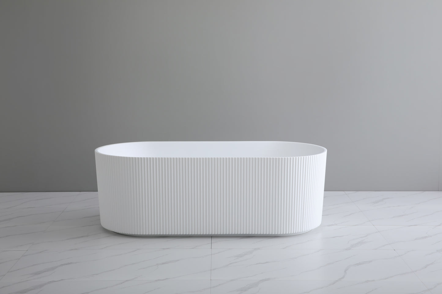 1700mm X 850mm X 580mm Ally Groove Freestanding Bathtubs AGV1700