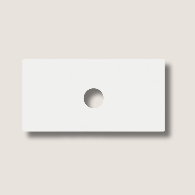 White Cystlized Stone Top 600-1800mm