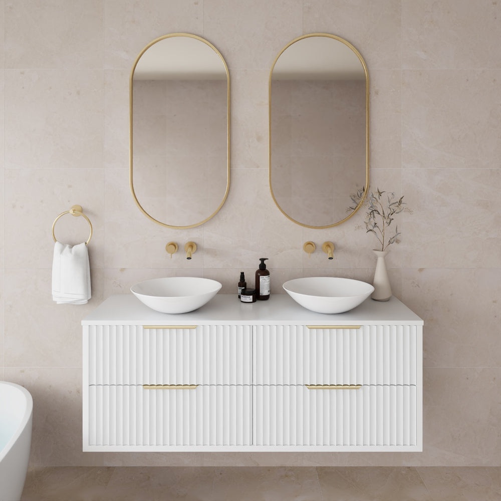 CETO Rome Wall Hung PVC Cabinet with Soft closing drawers 600/750/900/1200SD/1500SD
