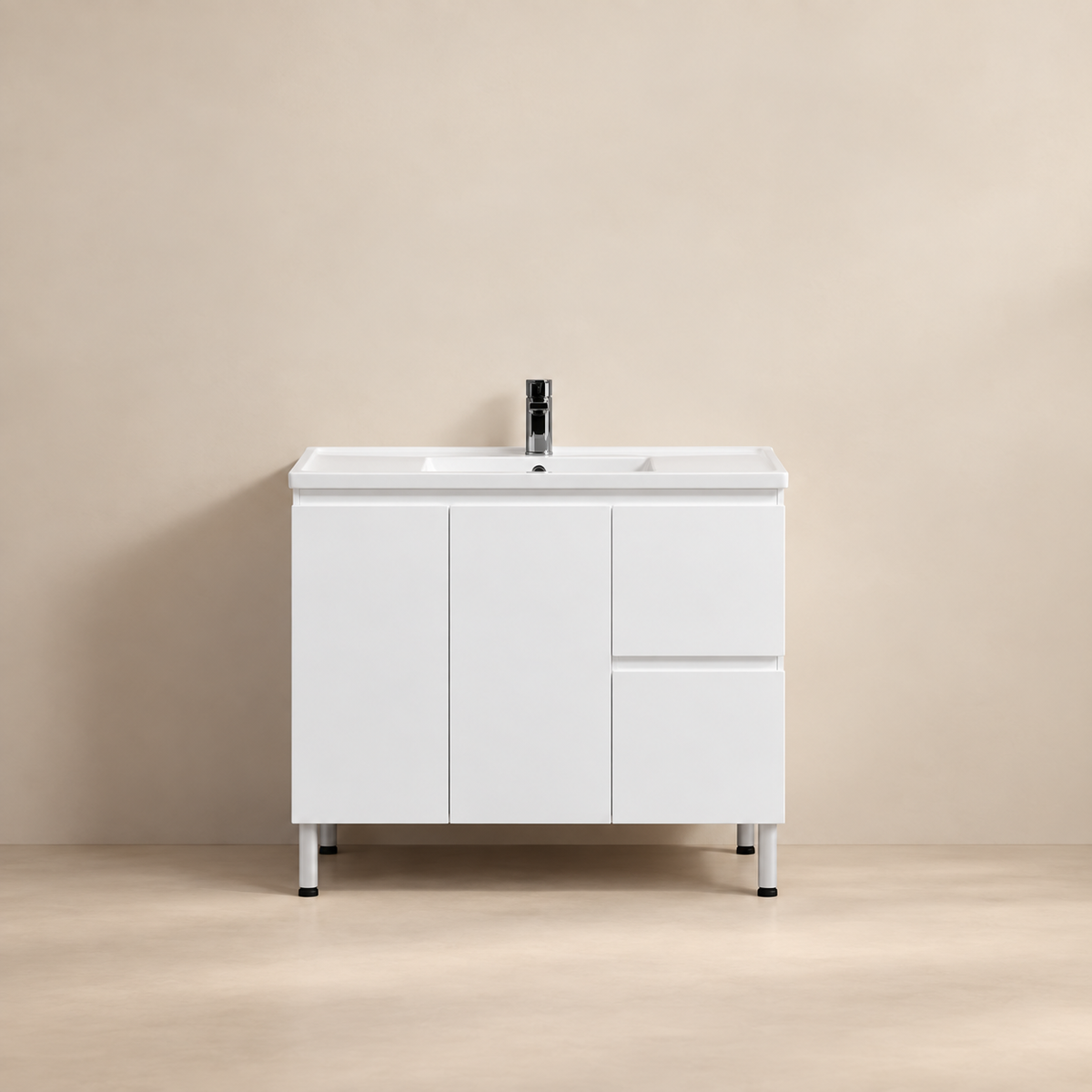 Bathroom Nordic Freestanding Vanity with Legs 900*460*860mm