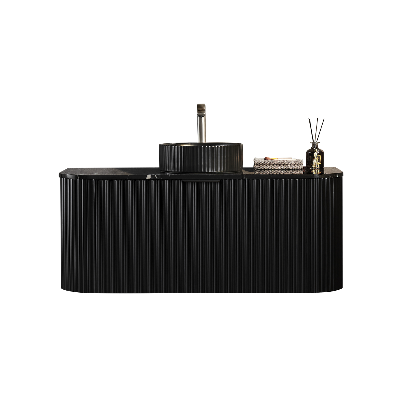 CETO AVALON Wall Hung PVC Cabinet Curve Edge 1200/1500/1800 CA1200W/CA1500W/CA1800W-MW/-MB