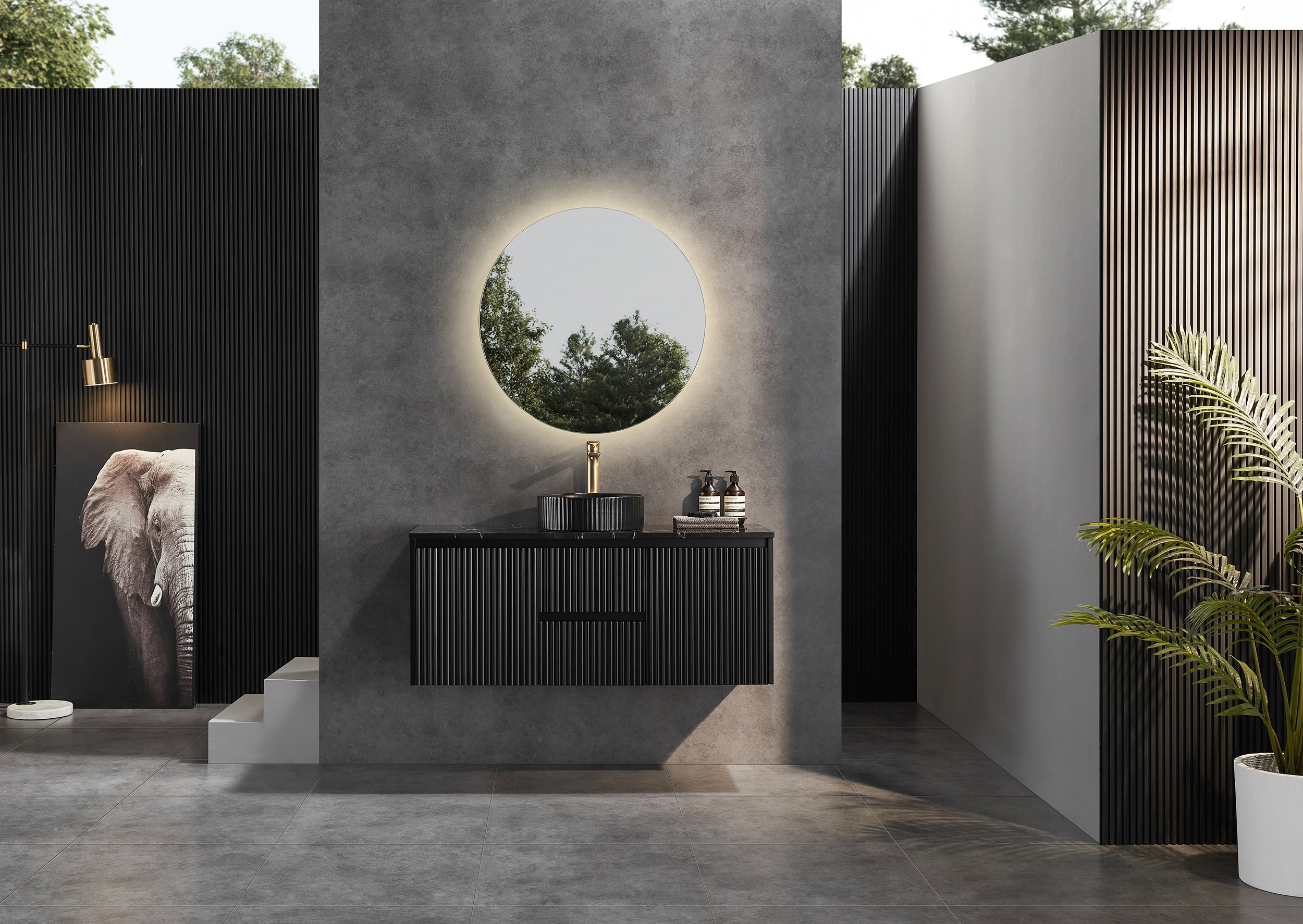 1210*455*480mm Brindabella Wall Hung PVC Cabinet