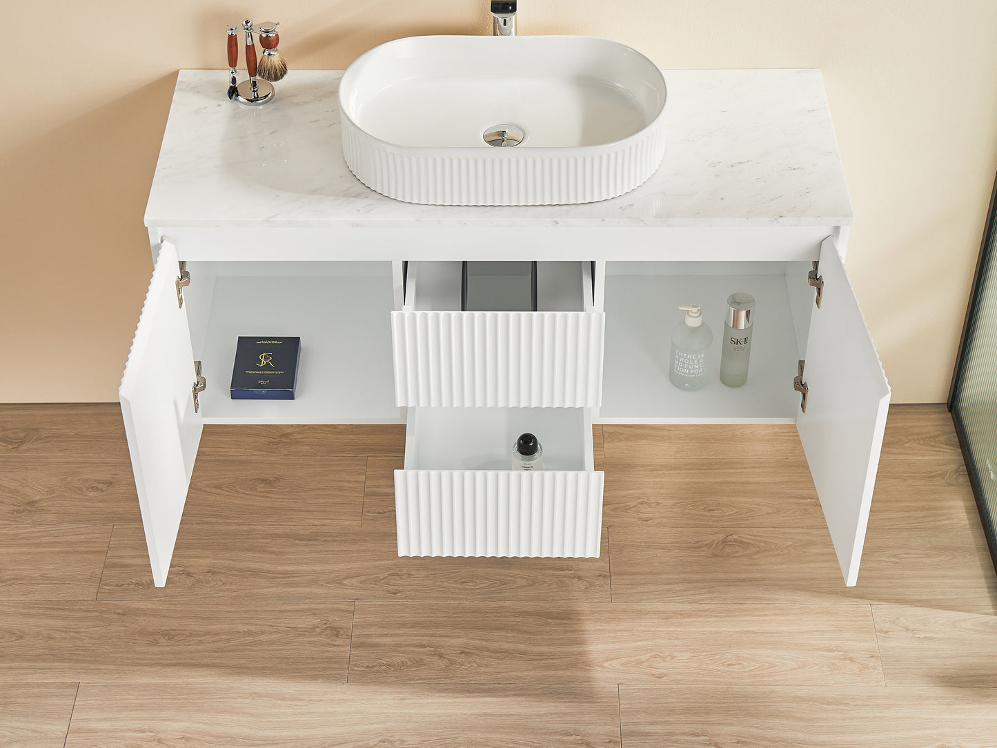 1210*455*480mm Brindabella Wall Hung PVC Cabinet