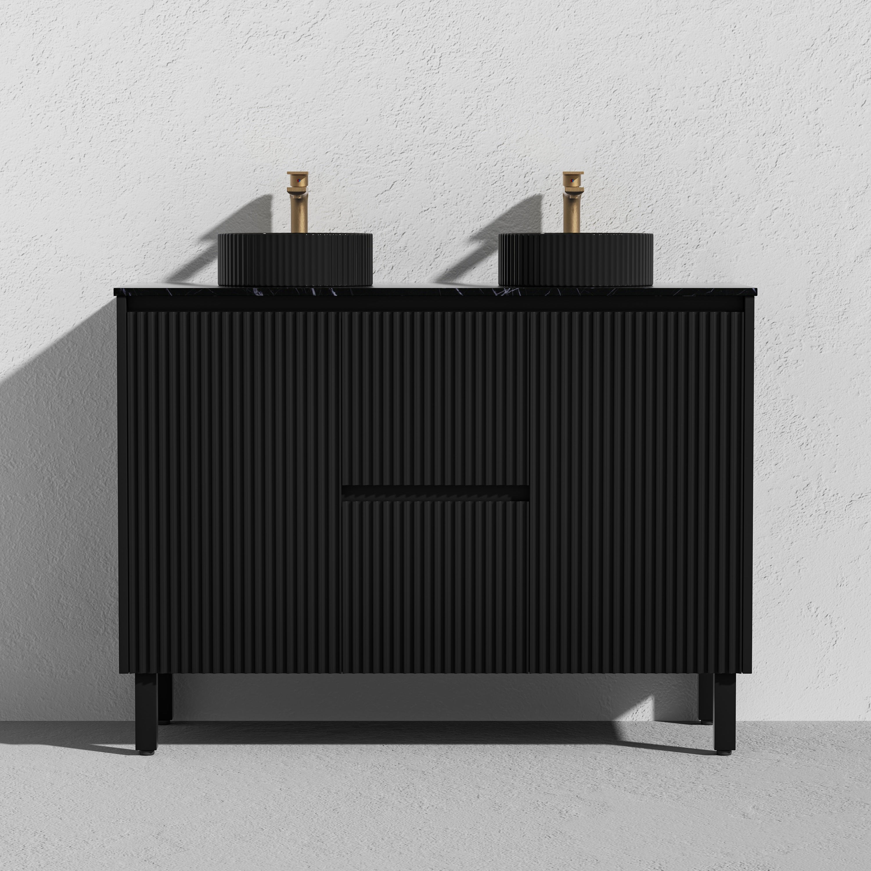 Brighton Floor Vanity 1200*460*880mm Matte Black