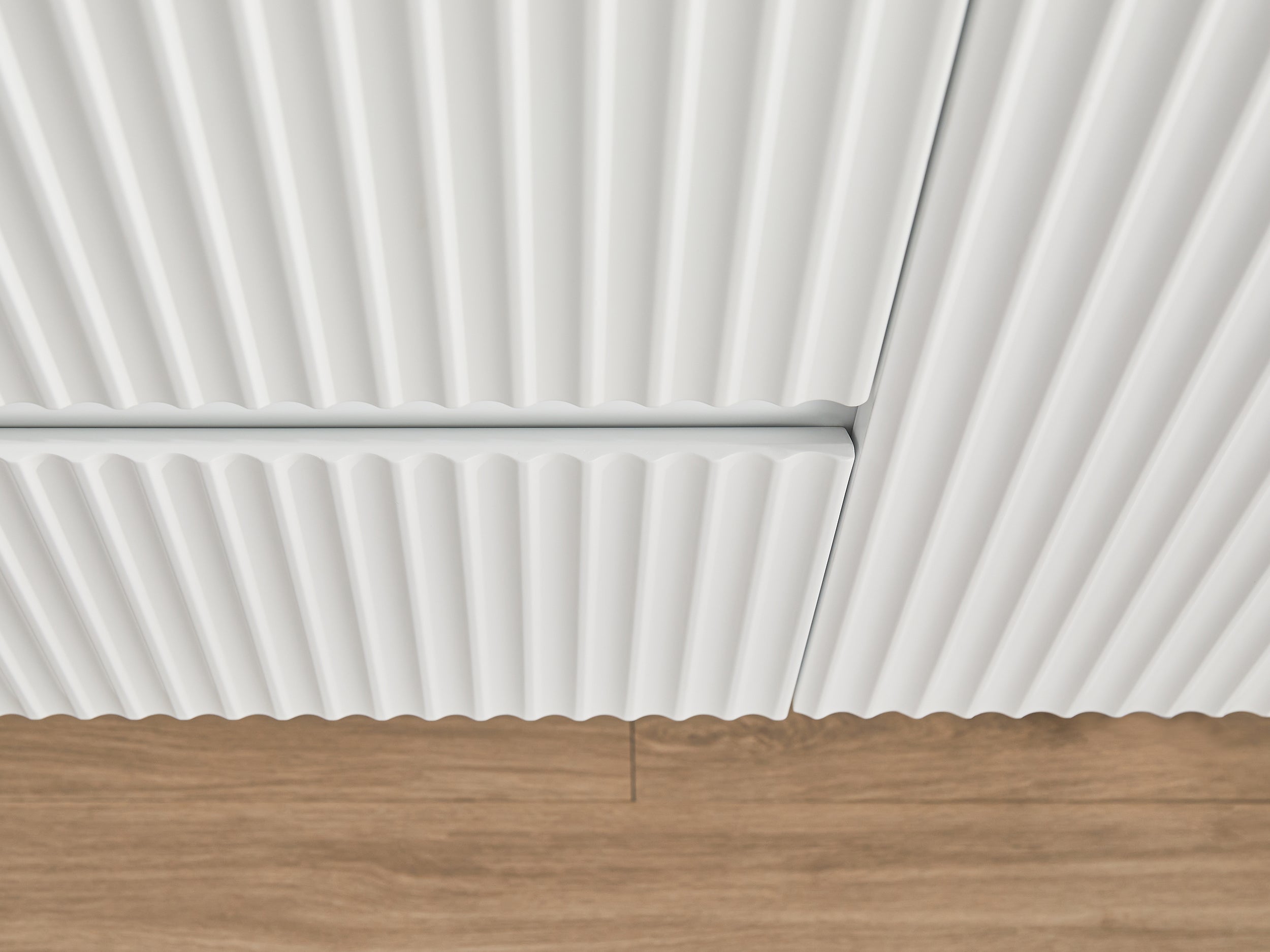 1190*455*480mm Left hand drawers Brindabella Wall Hung PVC Cabinet