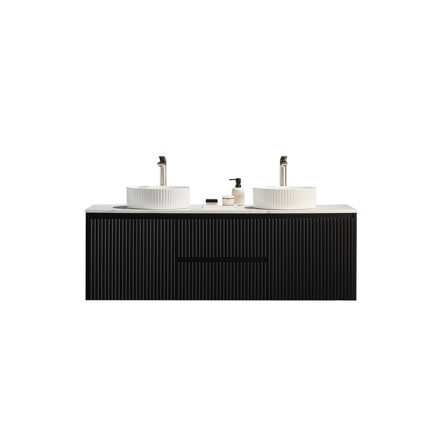1490*455*480mm Drawers in the middle Brindabella CB1521W-MB