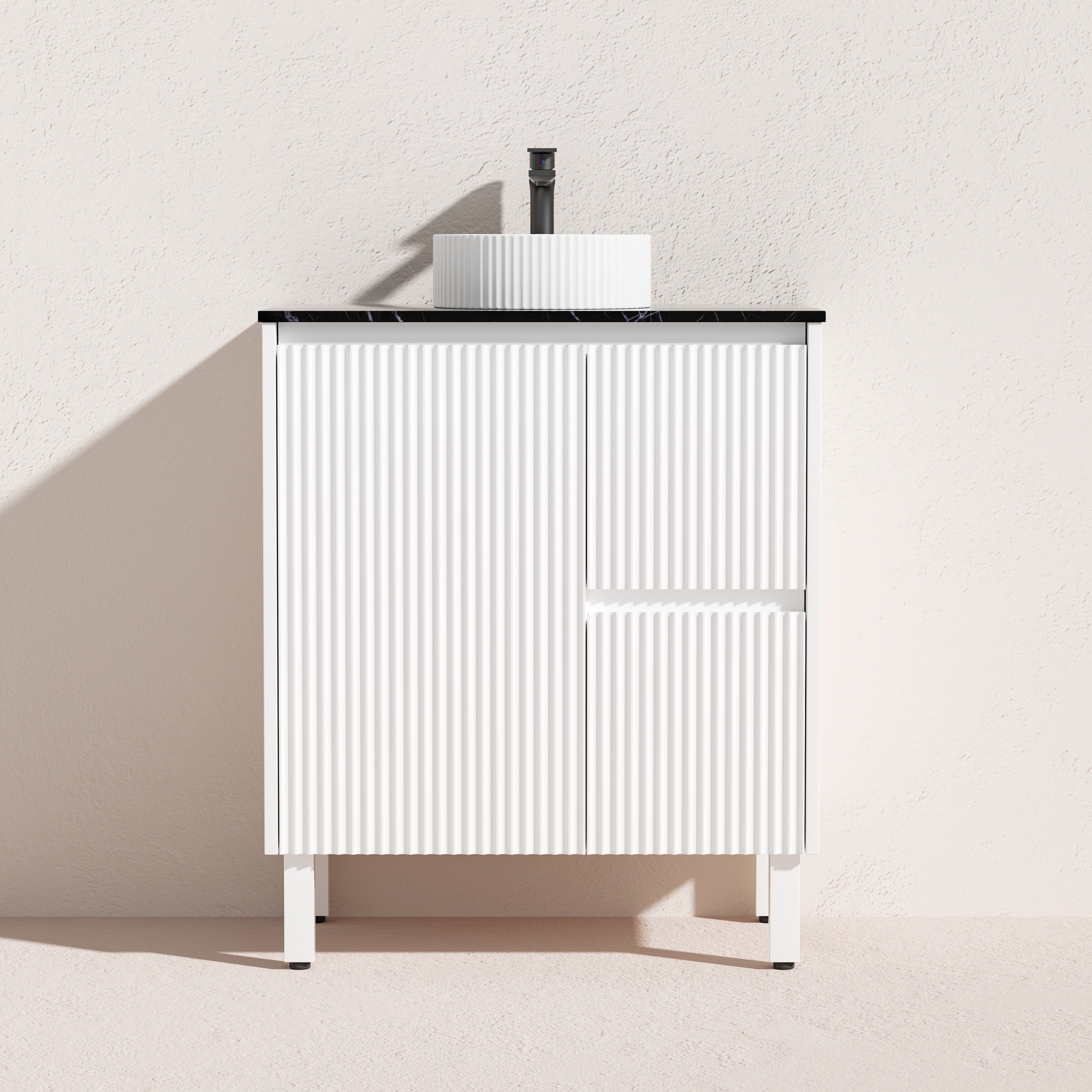 Brighton Floor Vanity 750*460*860mm Matte White