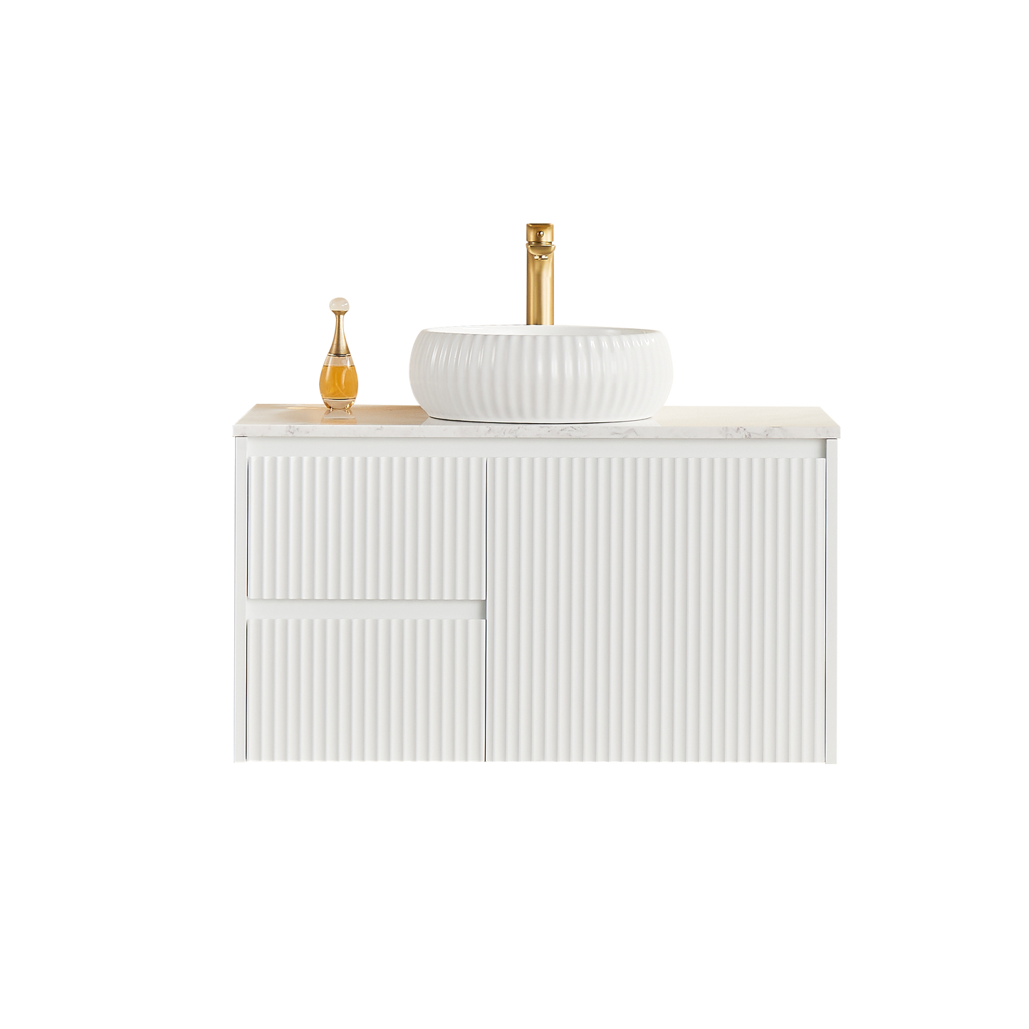 890*455*480mm Brindabella Wall Hung PVC Vanity