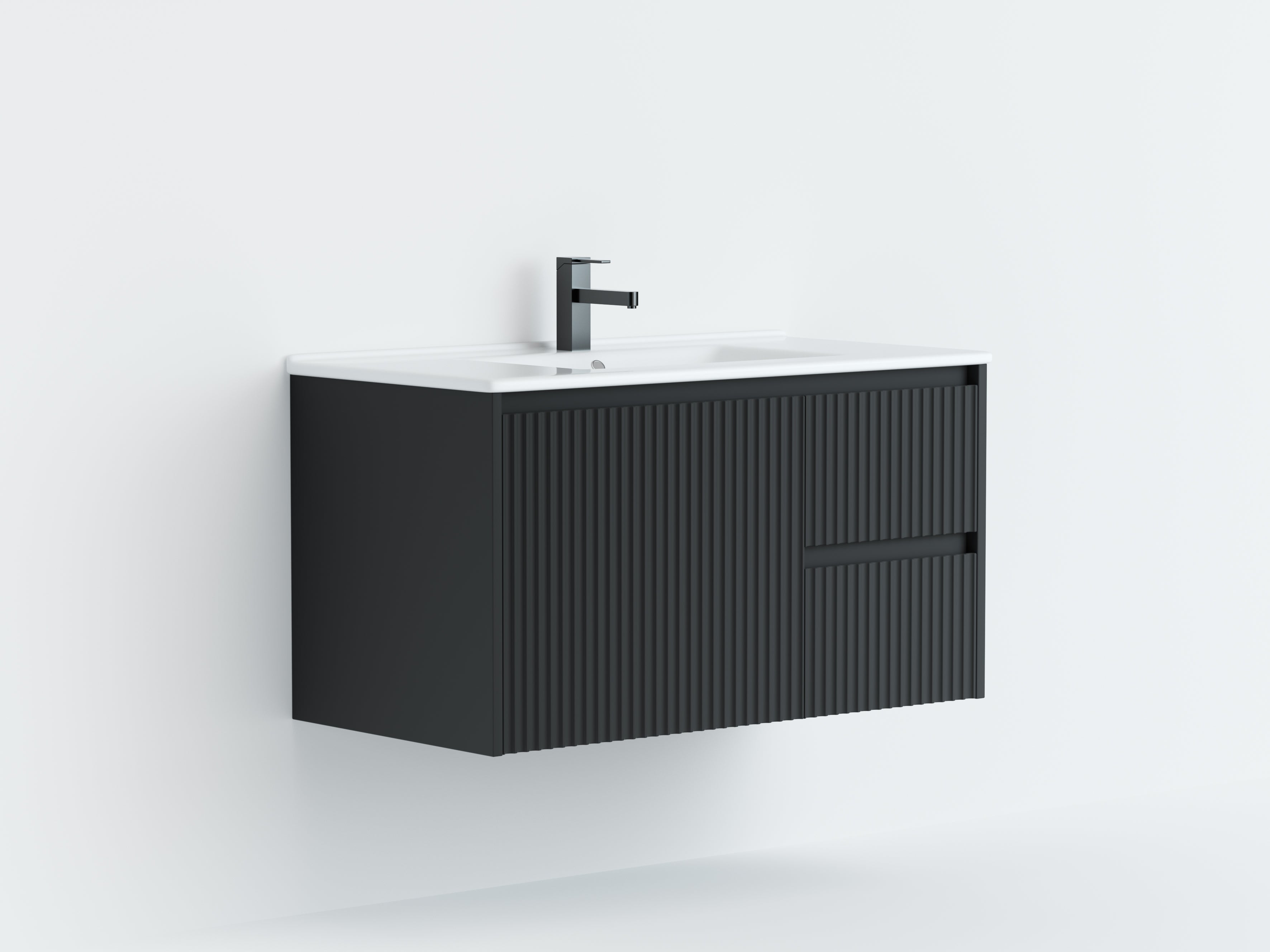 890*455*480mm Brindabella Wall Hung PVC Vanity