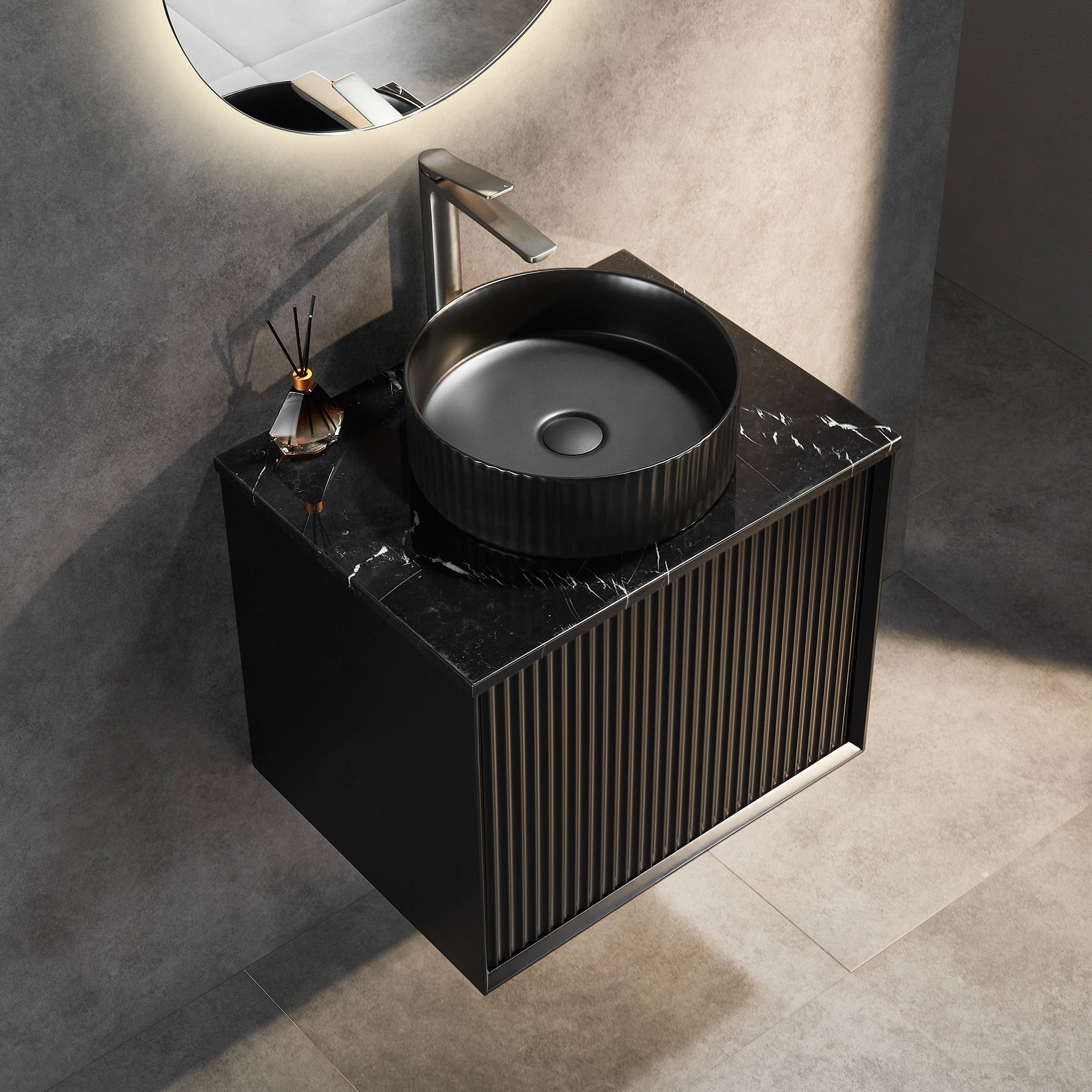 Driftwood Wall-Mounted Vanity 590-1490mm