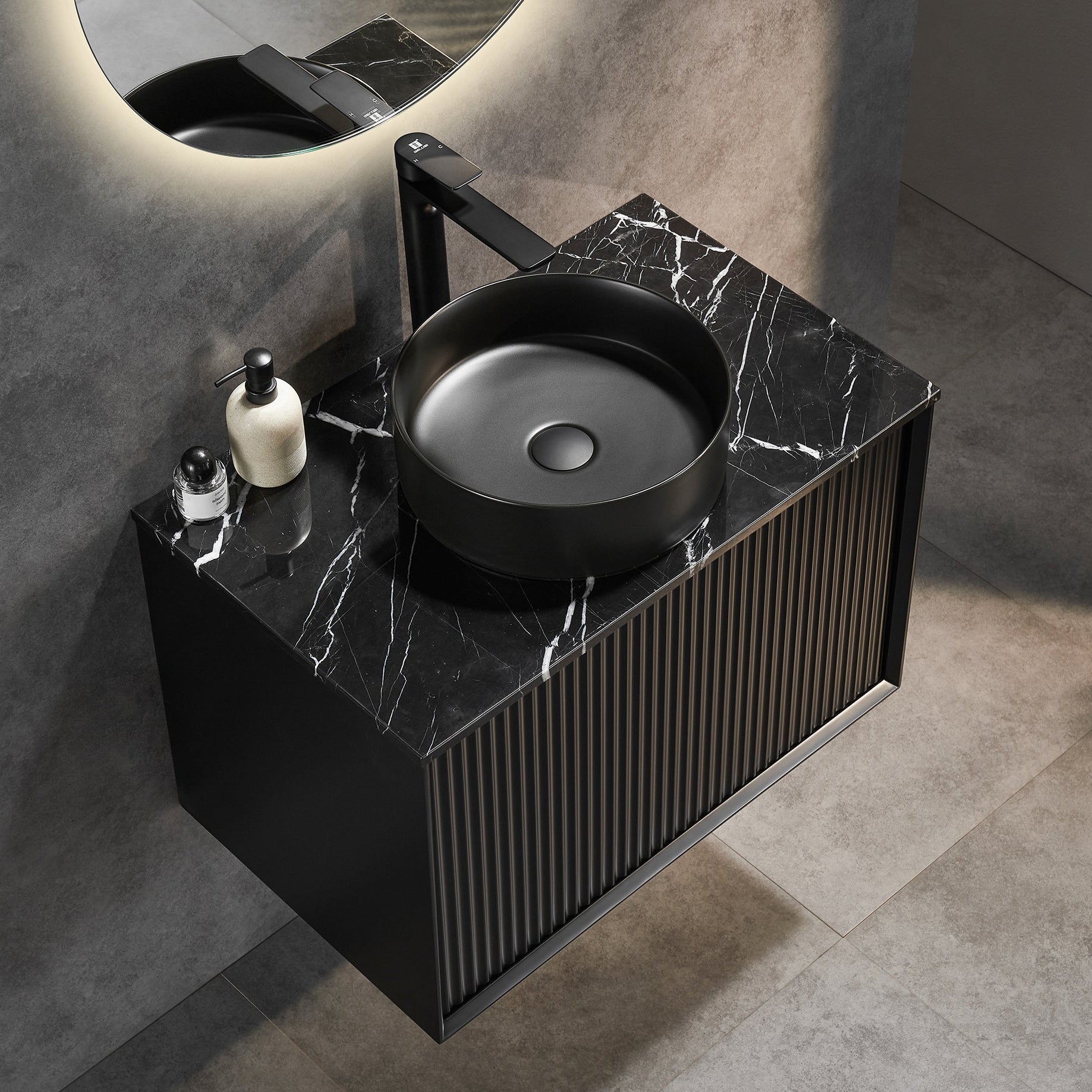 Flux Driftwood Wall-Mounted Vanity 750*460*500mm