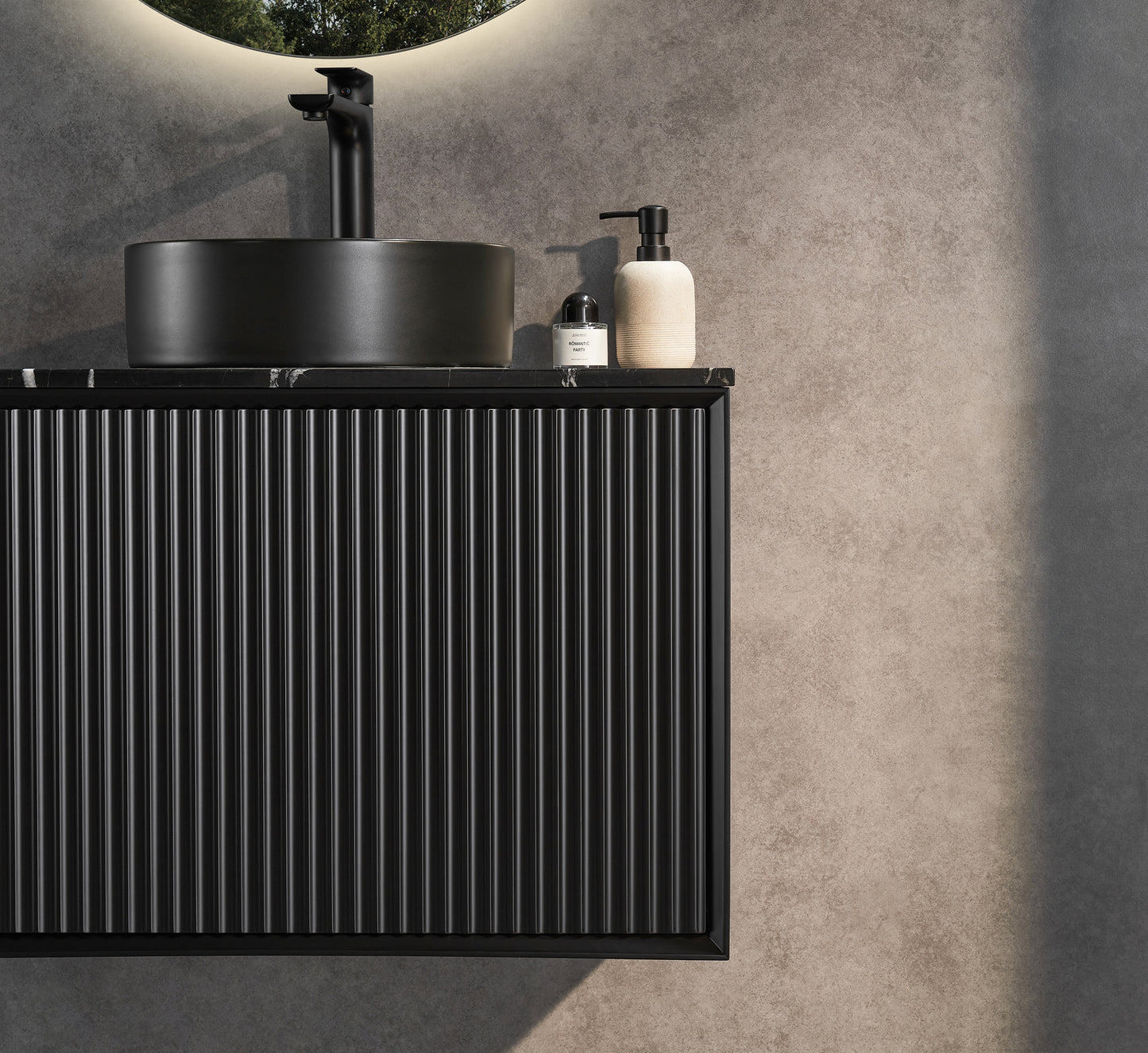 750*460*500mm PVC construction Push open drawer wall hung