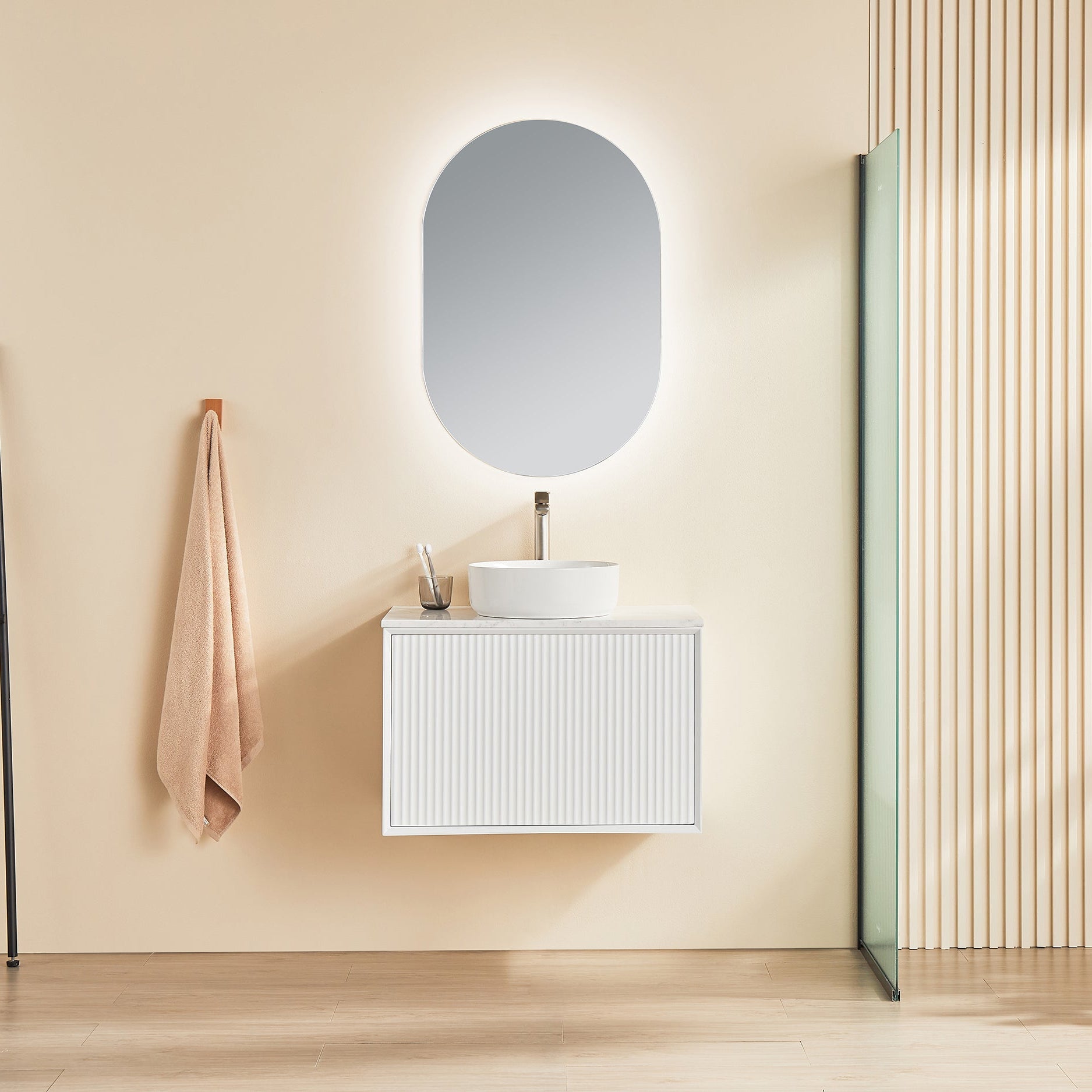 Flux Driftwood Wall-Mounted Vanity 750*460*500mm