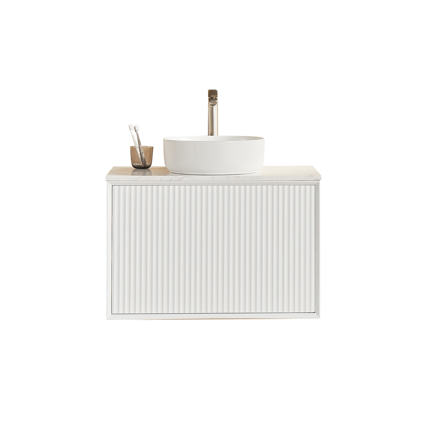 750*460*500mm PVC construction Push open drawer wall hung