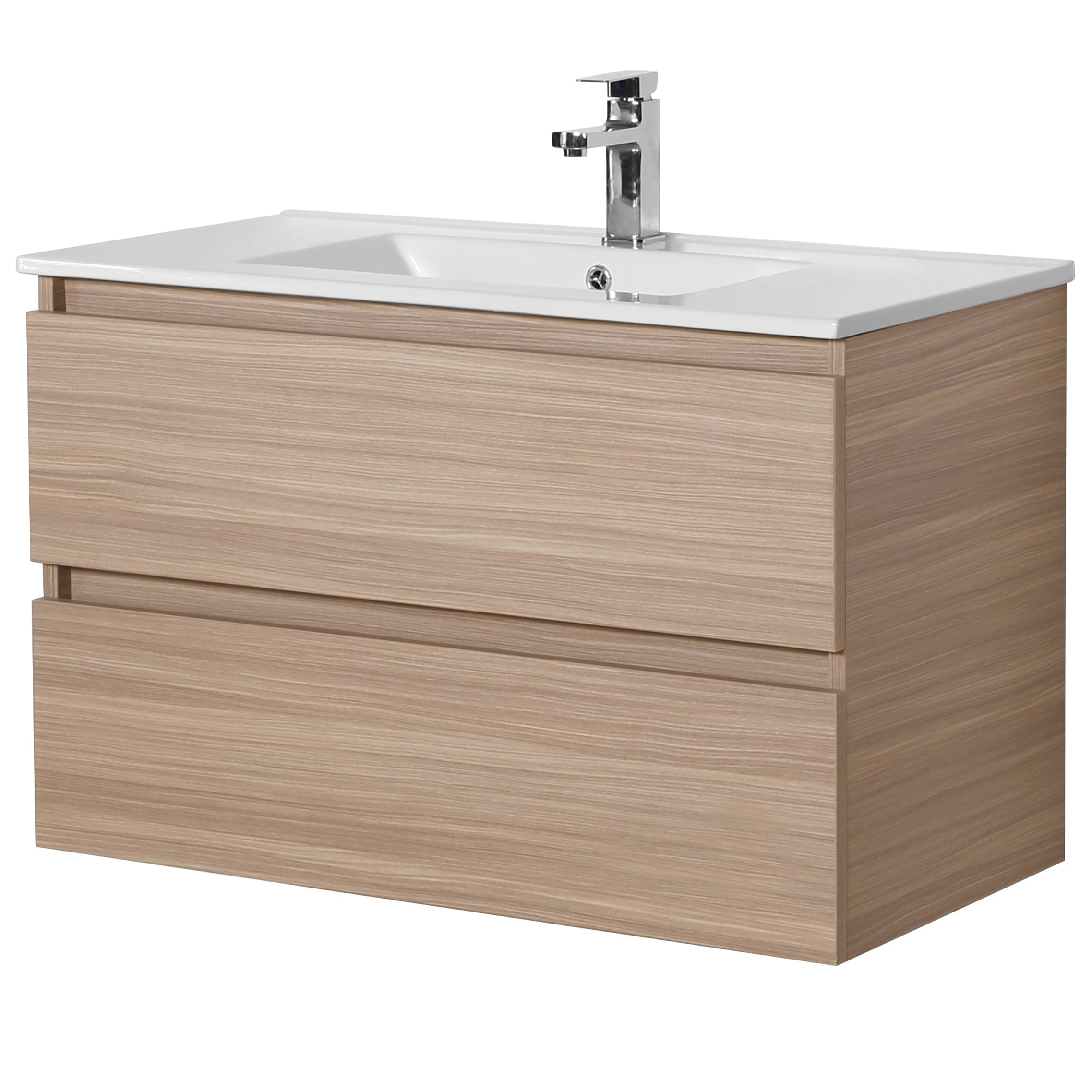 PVC Wall-Mounted Vanity Cabinet 600/750/900mm