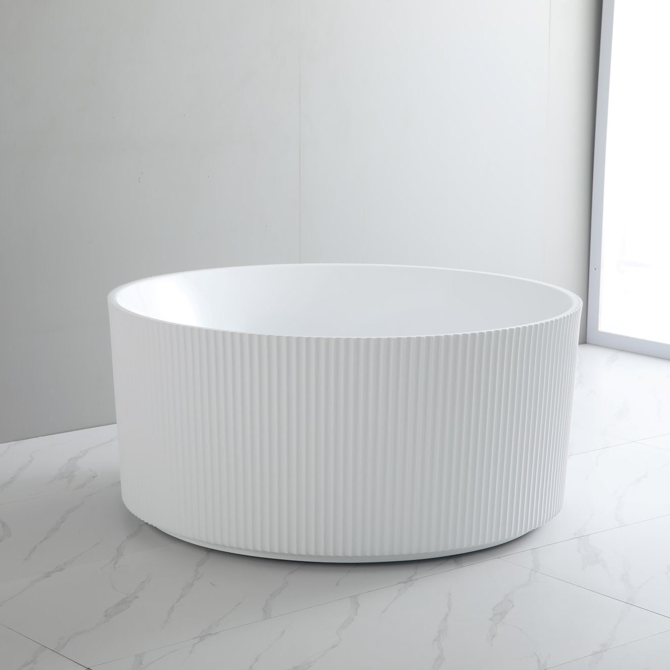 CETO Como round Groove bathtub 1280*1280*595mm