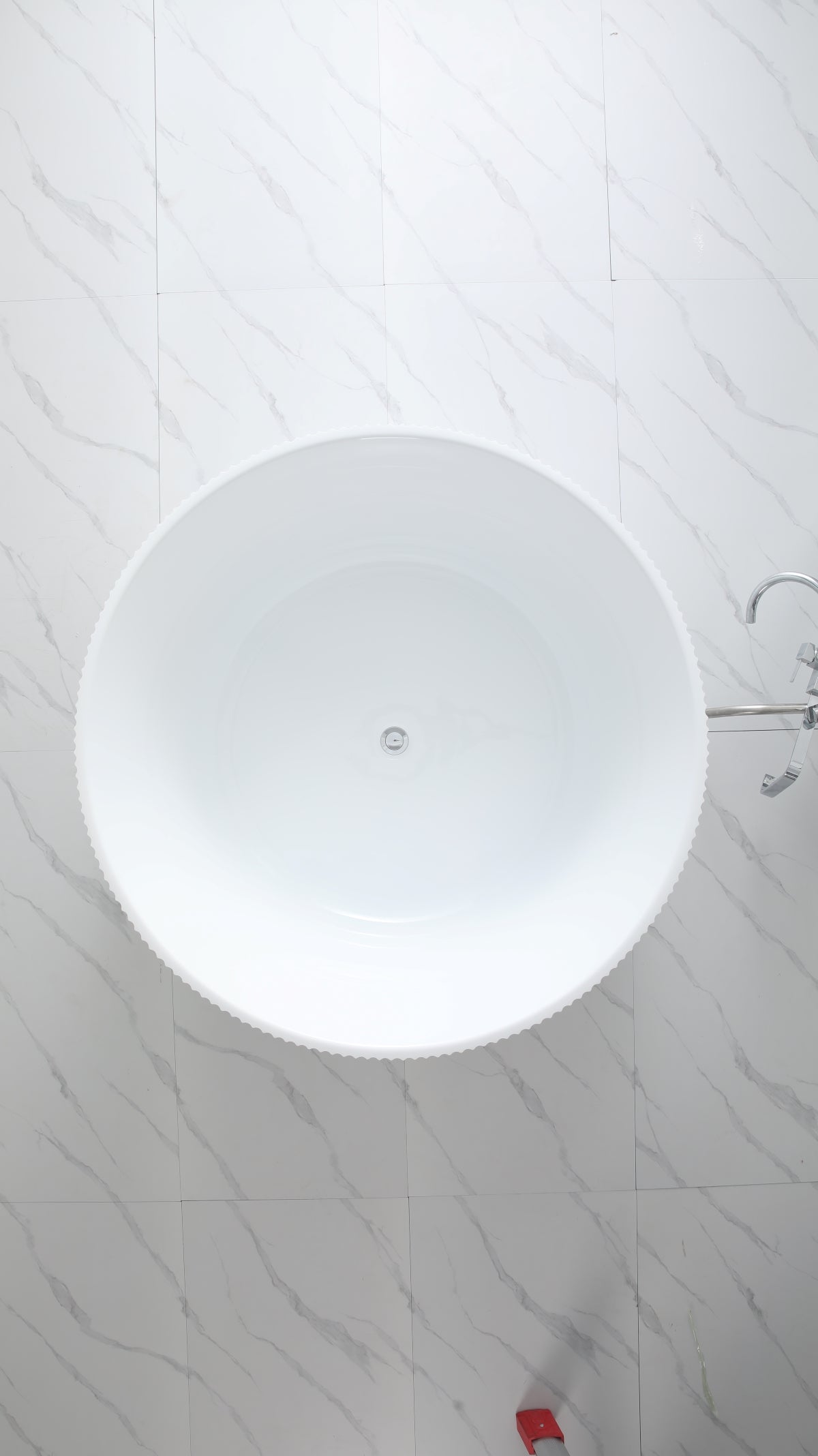 CETO Como round Groove bathtub 1280*1280*595mm COGV1280GW-NF/OF