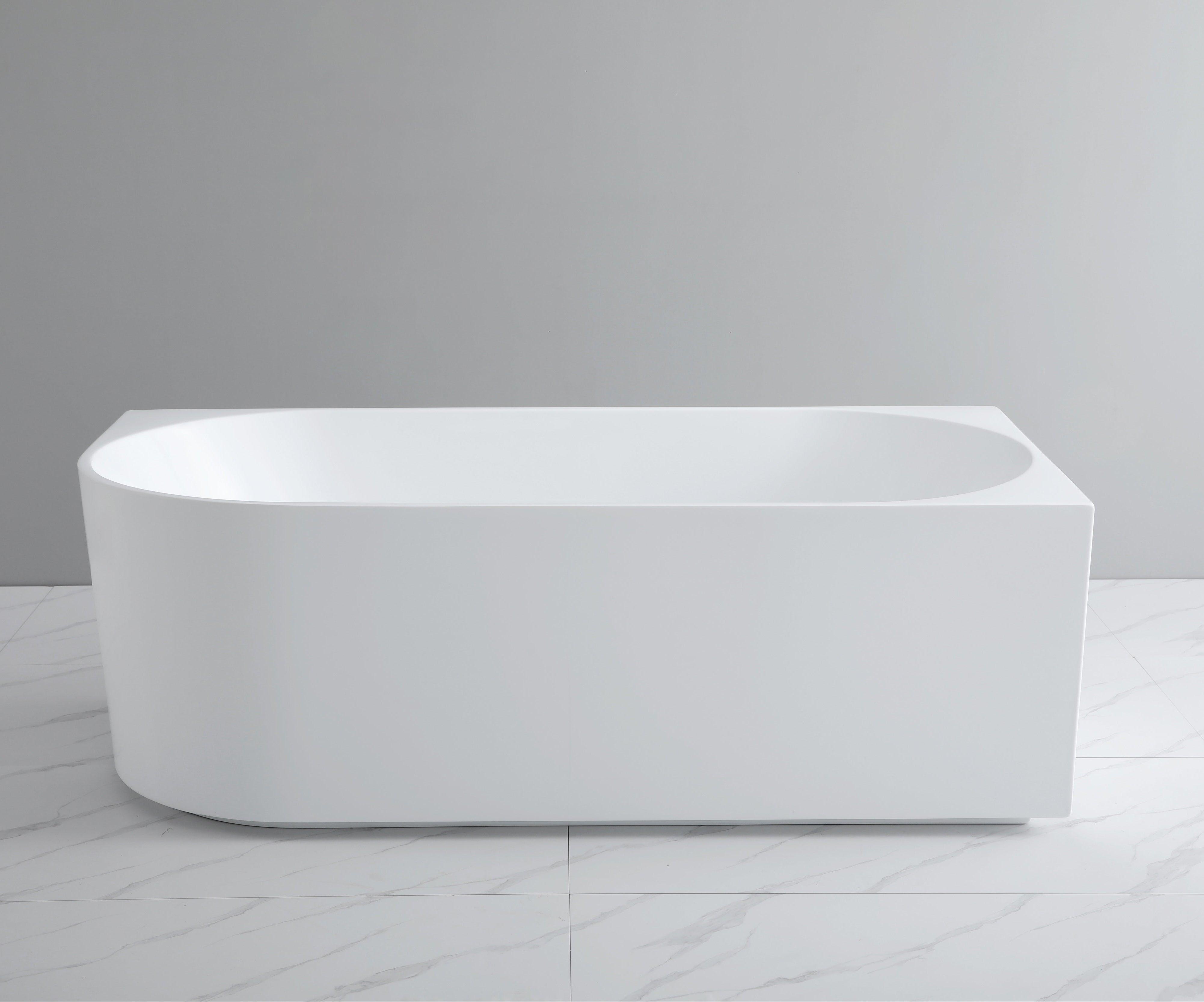 Elora Oval Freestanding Right Corner Bath 1500-1700mm