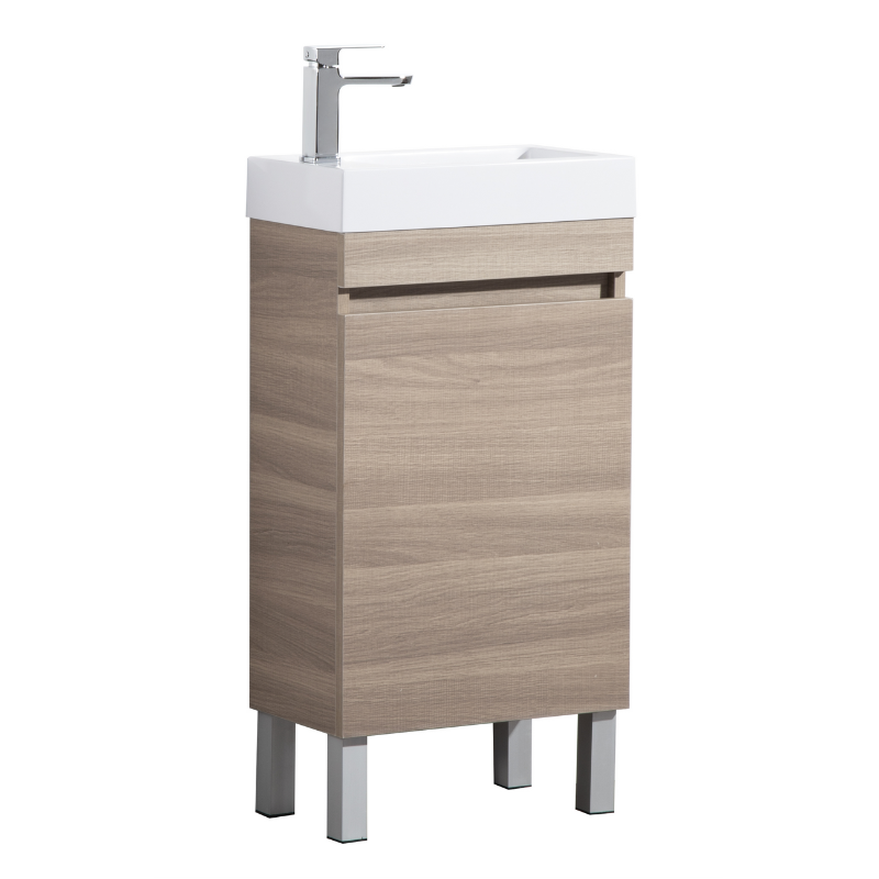 Slim Wall-Mounted Vanity (PVC) 450/600/750/900mm
