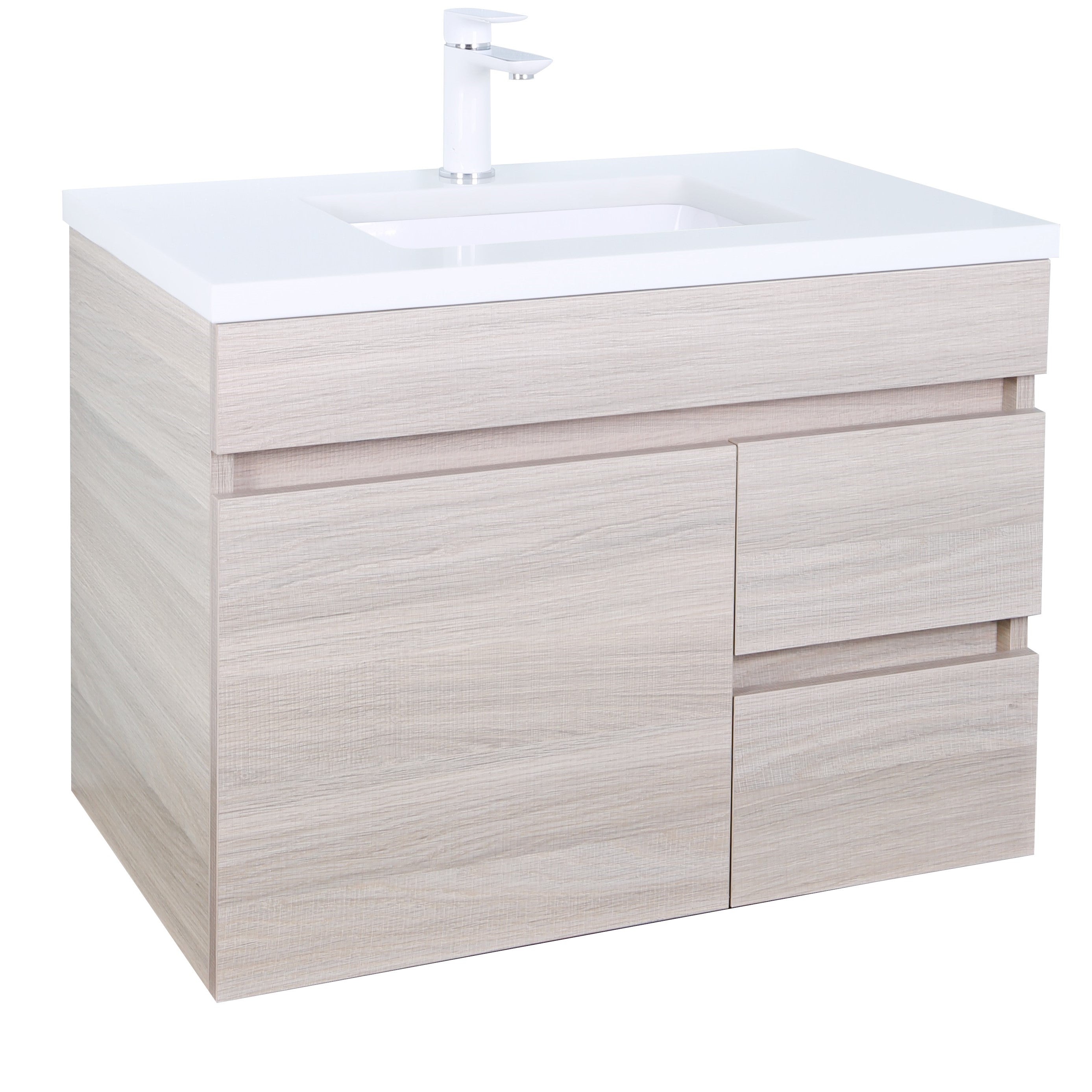 Wren Modern Wall-Mounted Bath Vanity 600/750/900mm