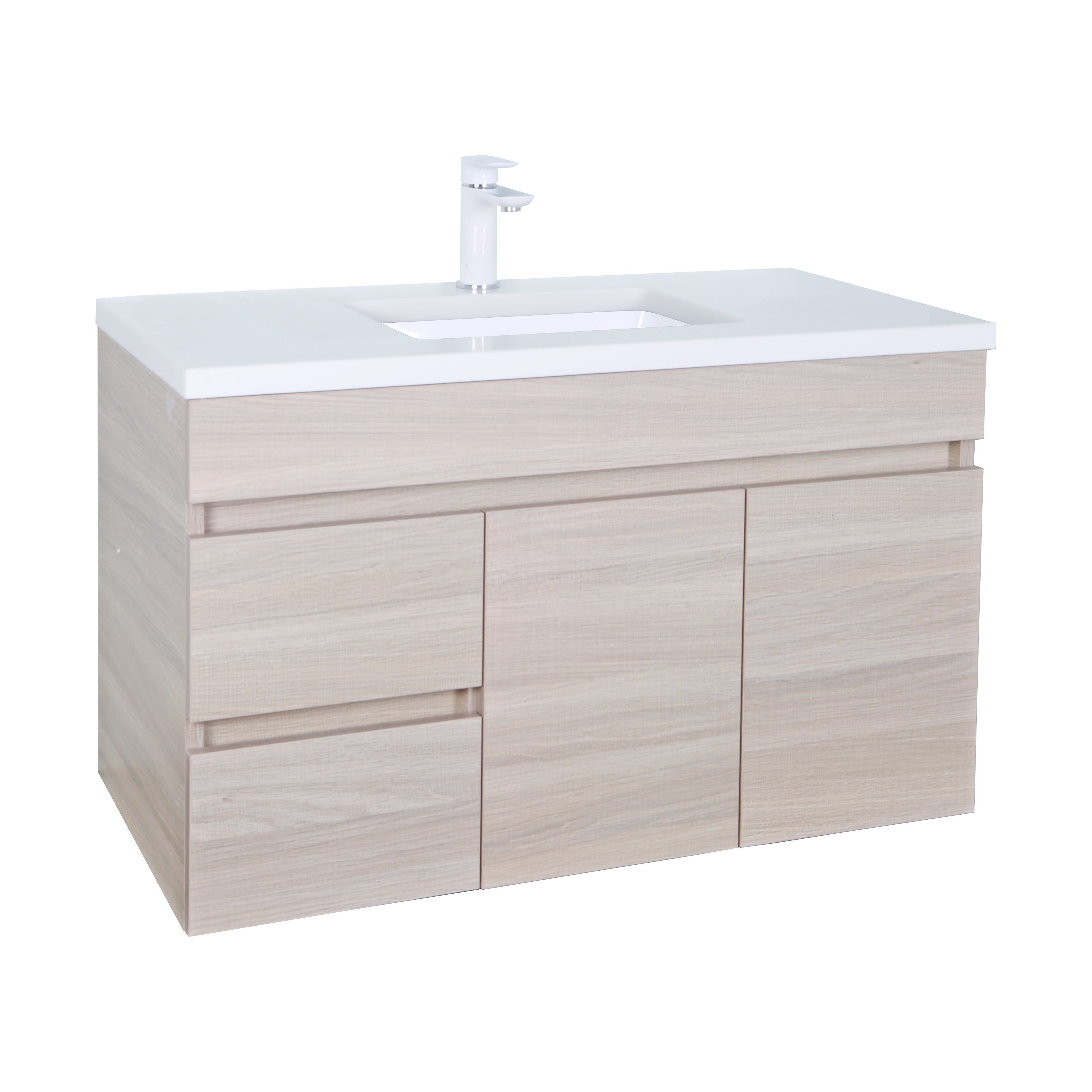 Wren Modern Wall-Mounted Bath Vanity 600/750/900mm