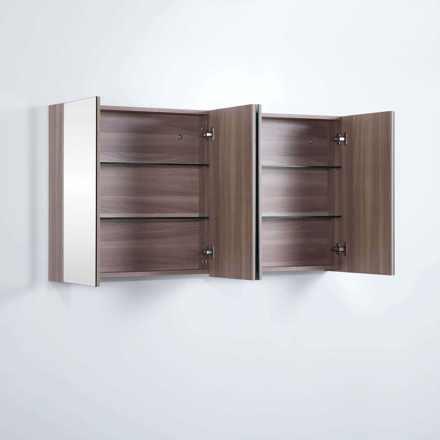 Avie Oak PVC Shaving Cabinet 600-1480mm EVSC60/75/90/120/150-OAK