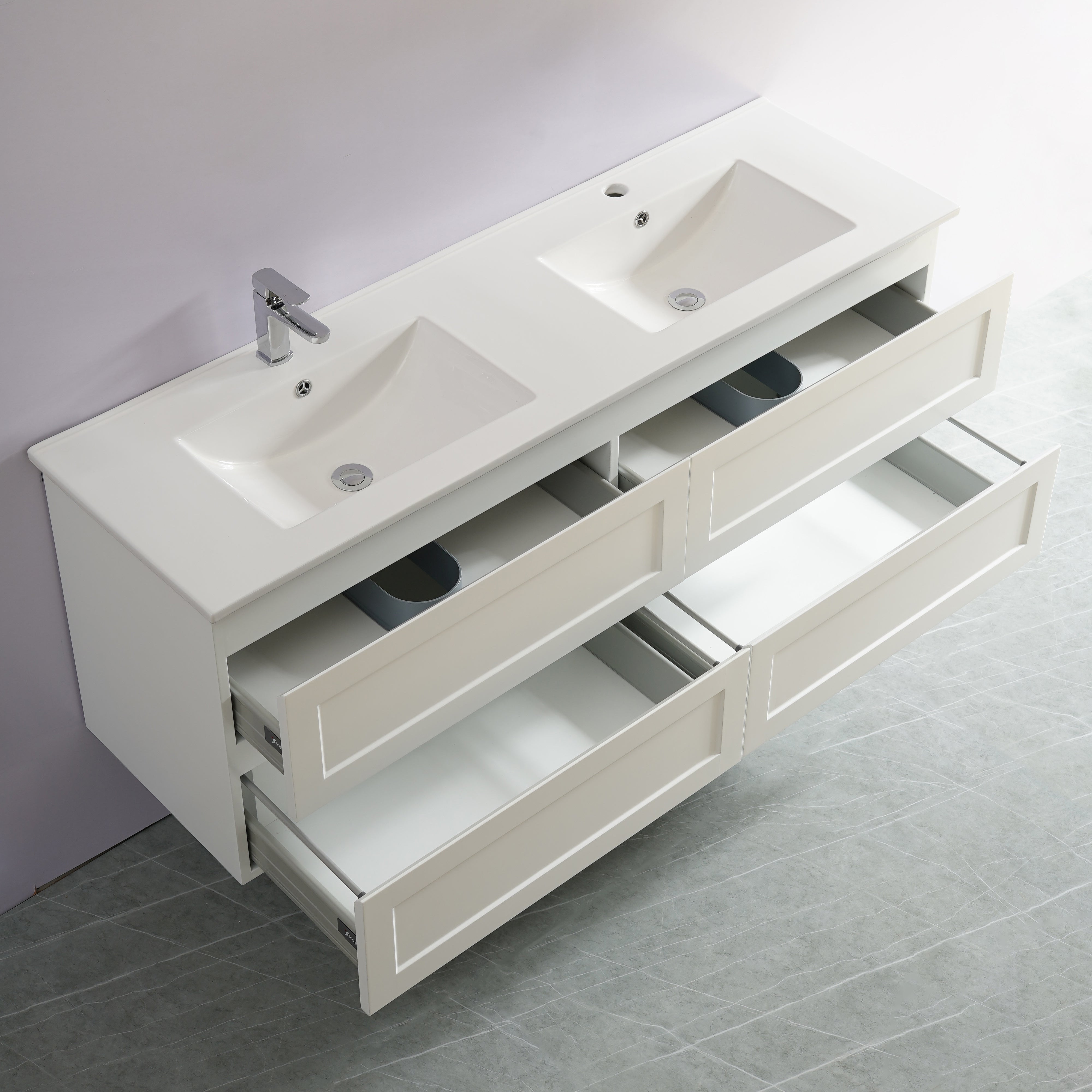 Cielo Wall-Mounted Vanity Cabinet 1200/1490mm