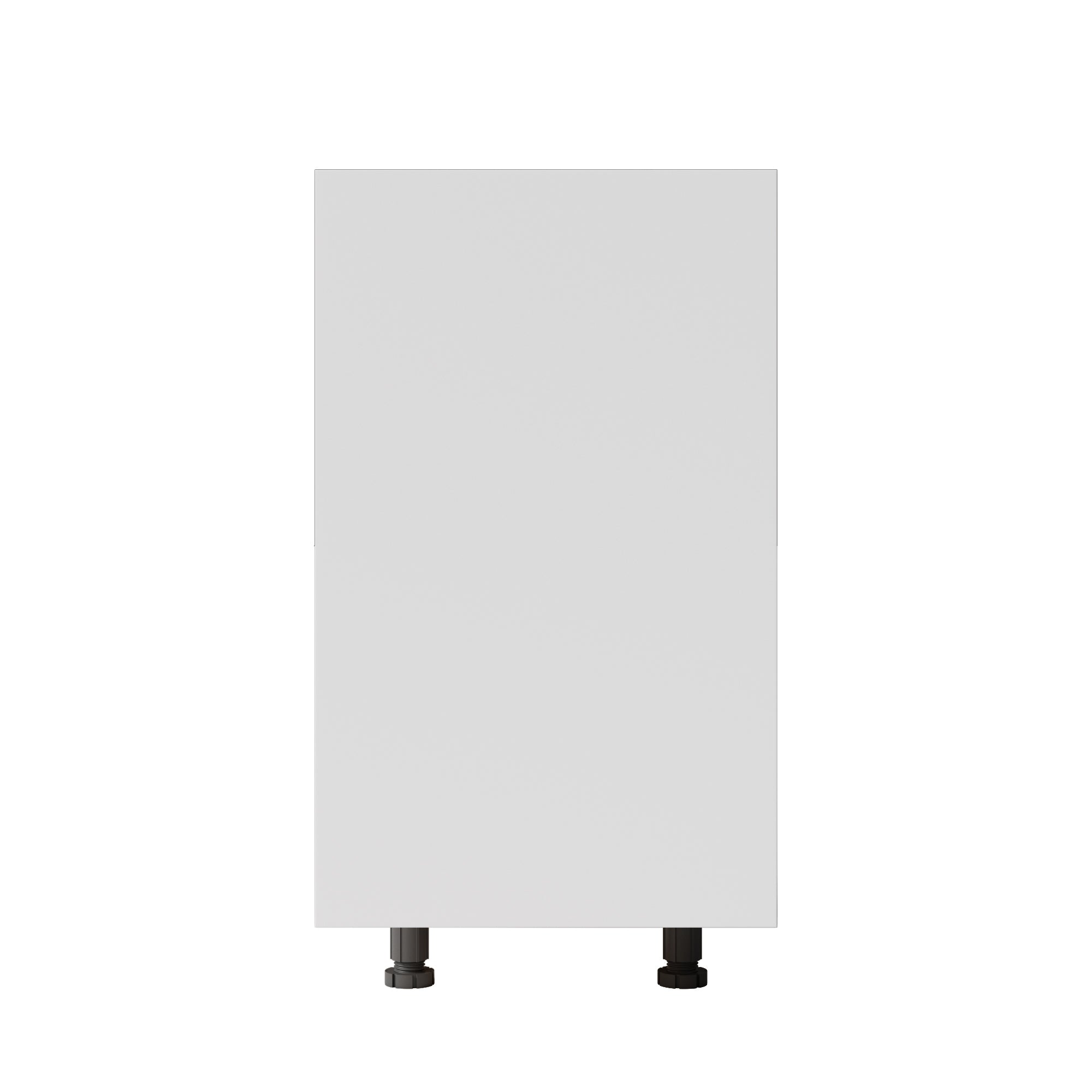 Hidden Trash Bin Cabinet with Single Door & Storage Drawers - Pet-Proof, Easy-to-Clean Design for Kitchen, Living Room, or Laundry Room
